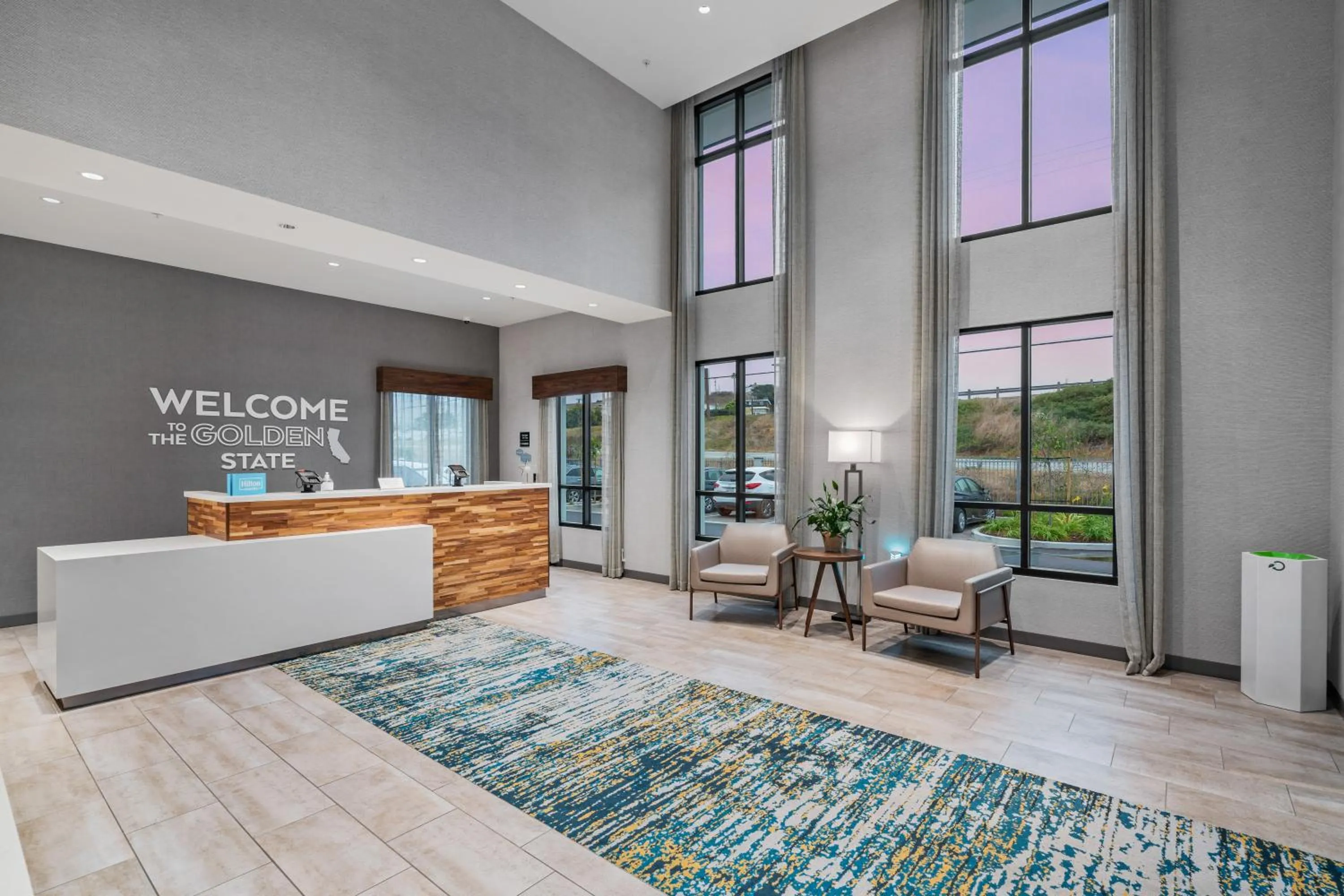 Lobby or reception in Hampton Inn Morro Bay