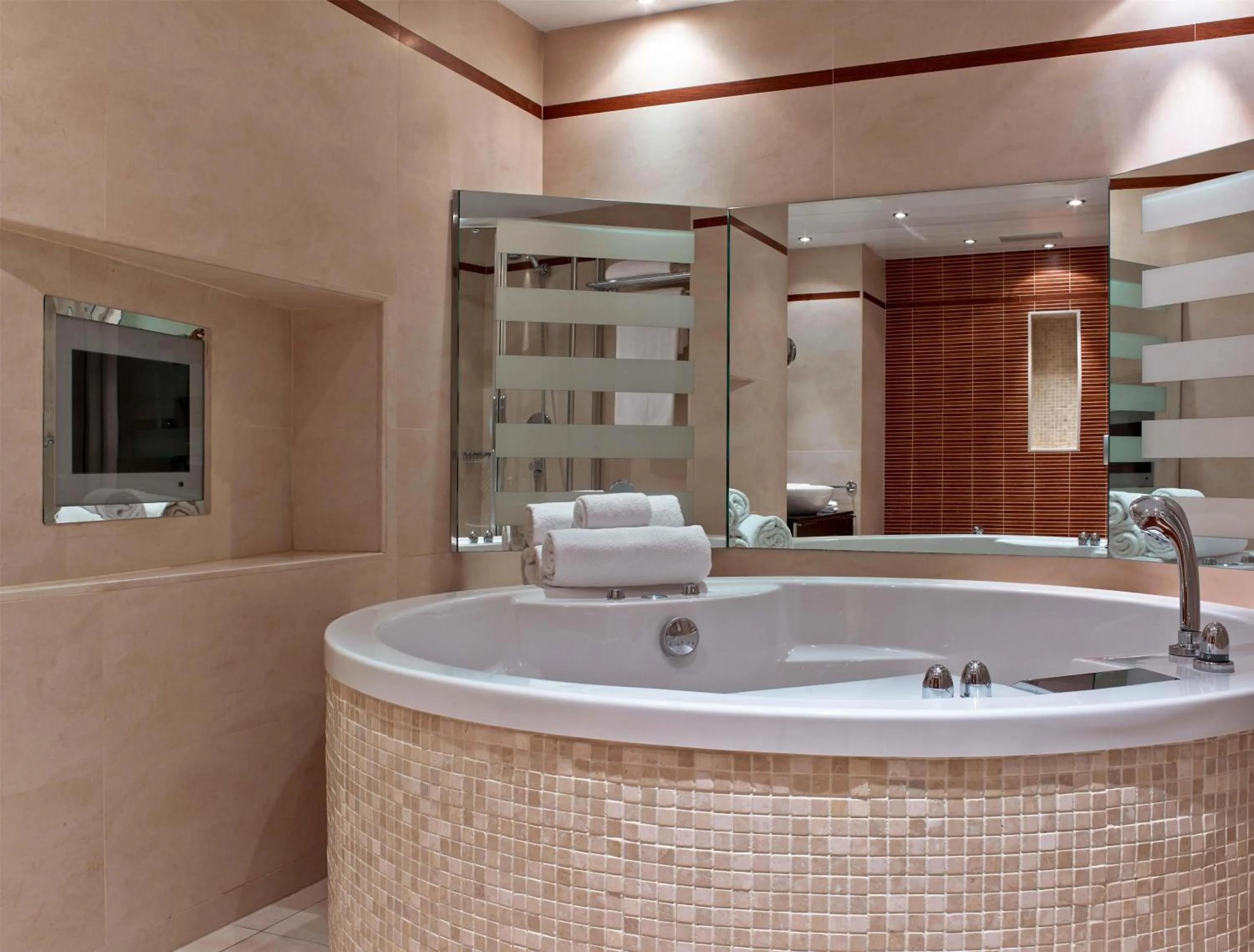 Bathroom in Hilton Diagonal Mar Barcelona