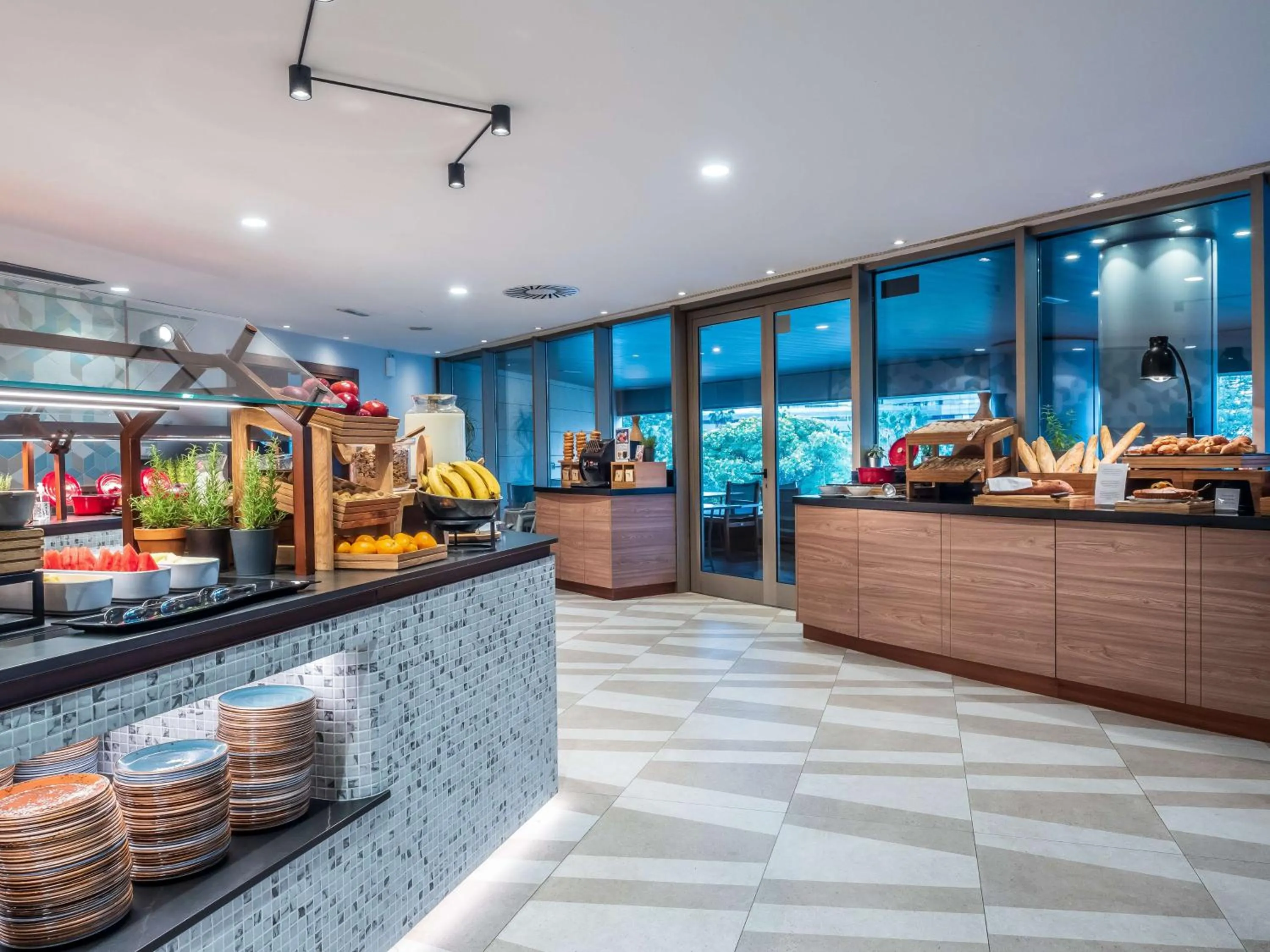 Breakfast in Hilton Diagonal Mar Barcelona