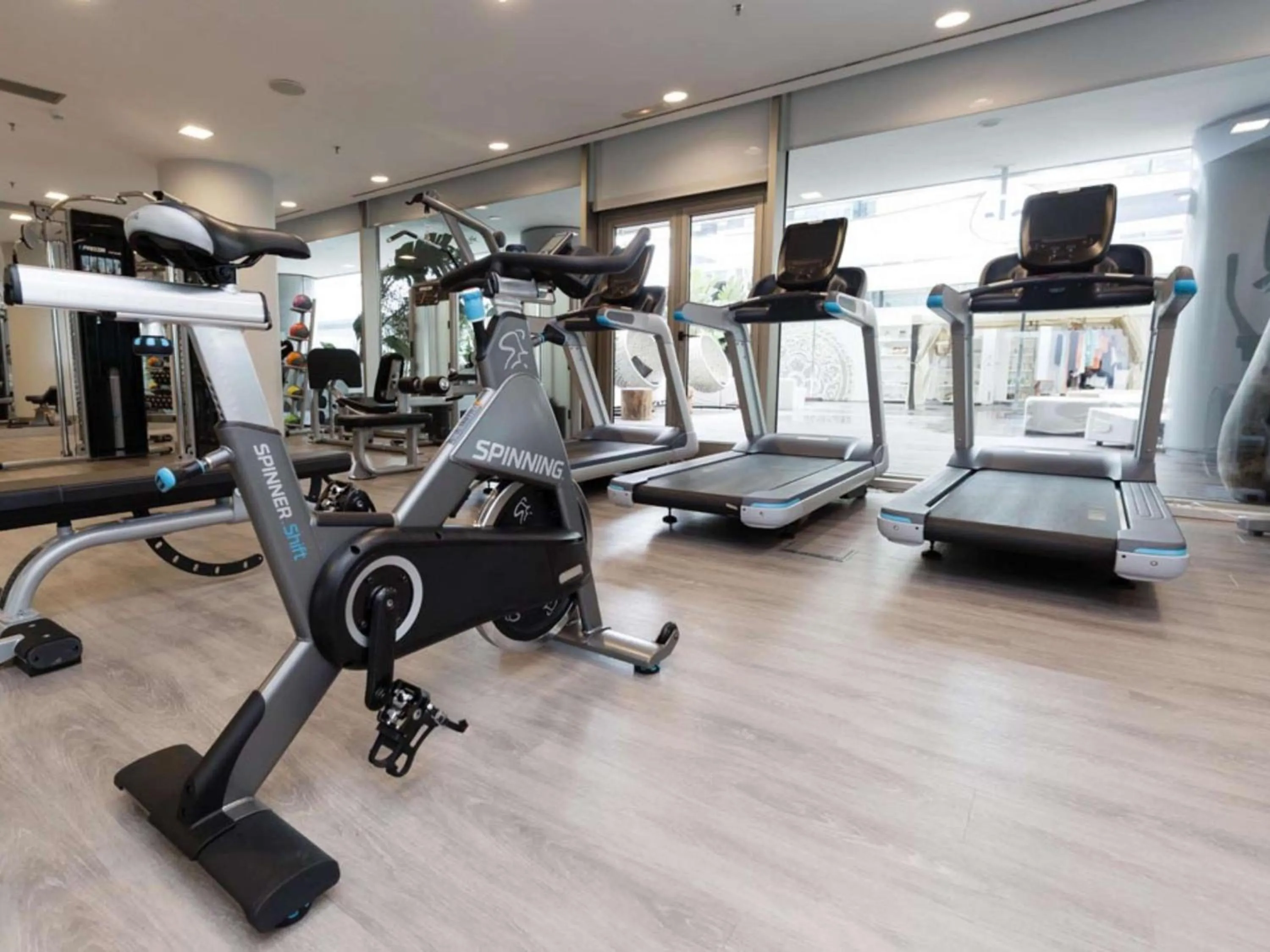Fitness centre/facilities in Hilton Diagonal Mar Barcelona