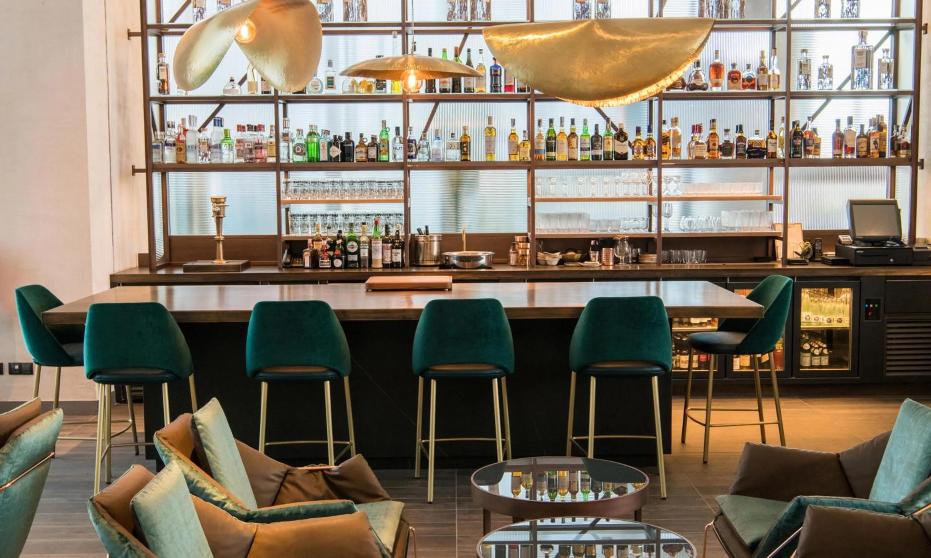 Lounge or bar in Hilton Diagonal Mar Barcelona