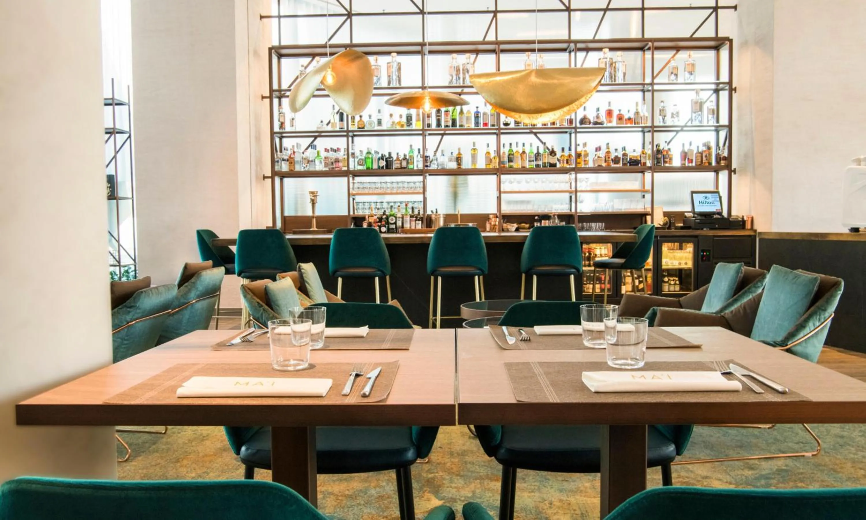 Lounge or bar in Hilton Diagonal Mar Barcelona