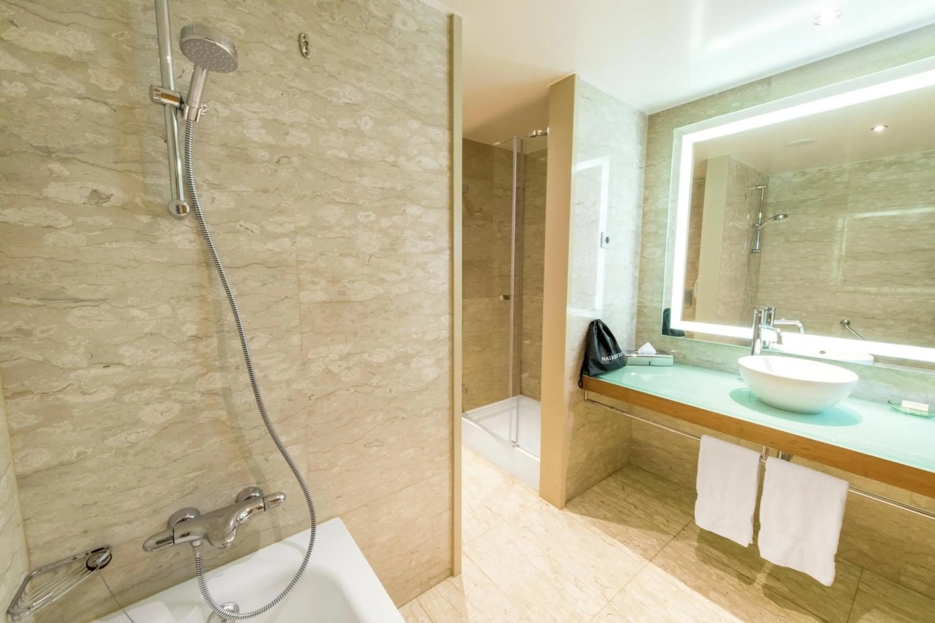 Bed in Hilton Diagonal Mar Barcelona