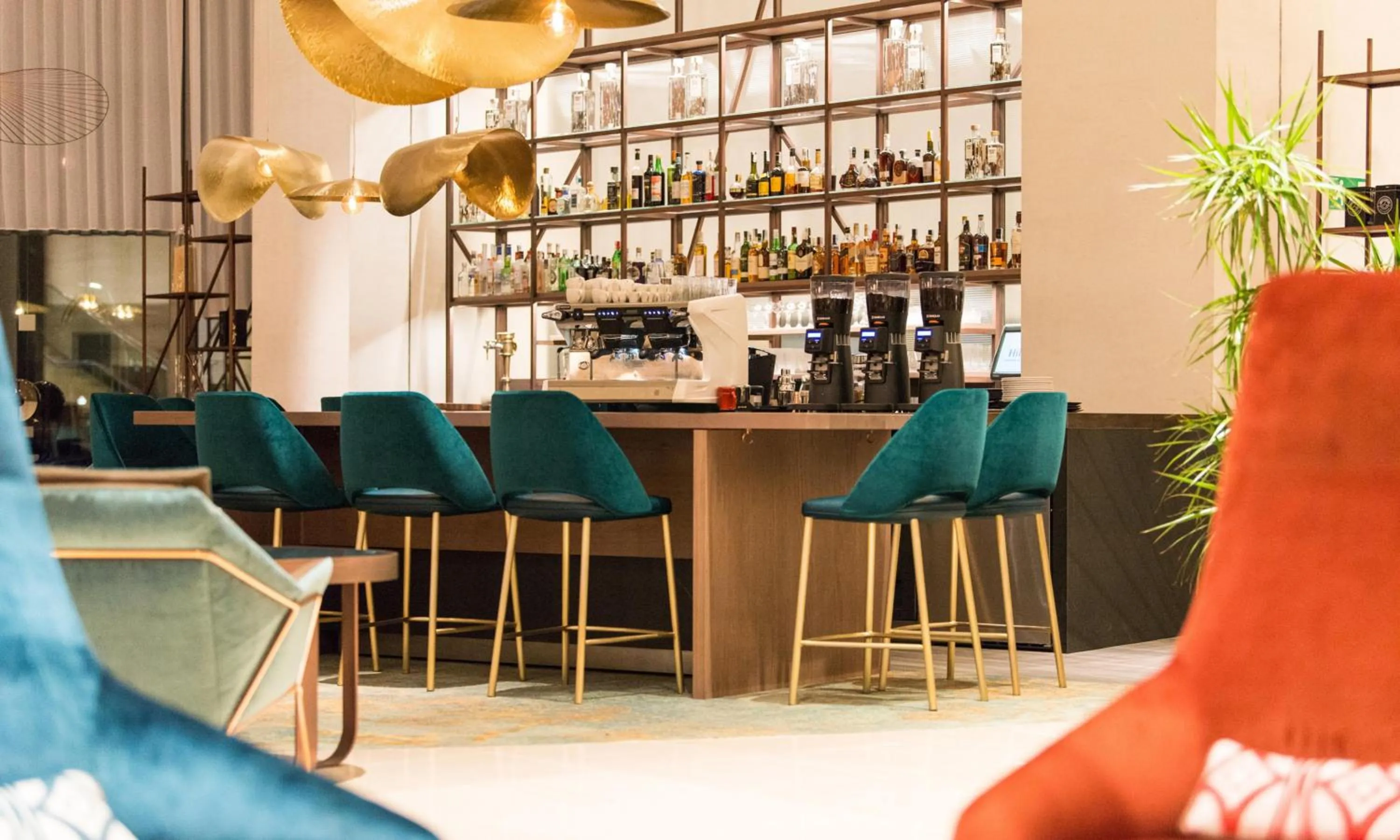 Lounge or bar in Hilton Diagonal Mar Barcelona