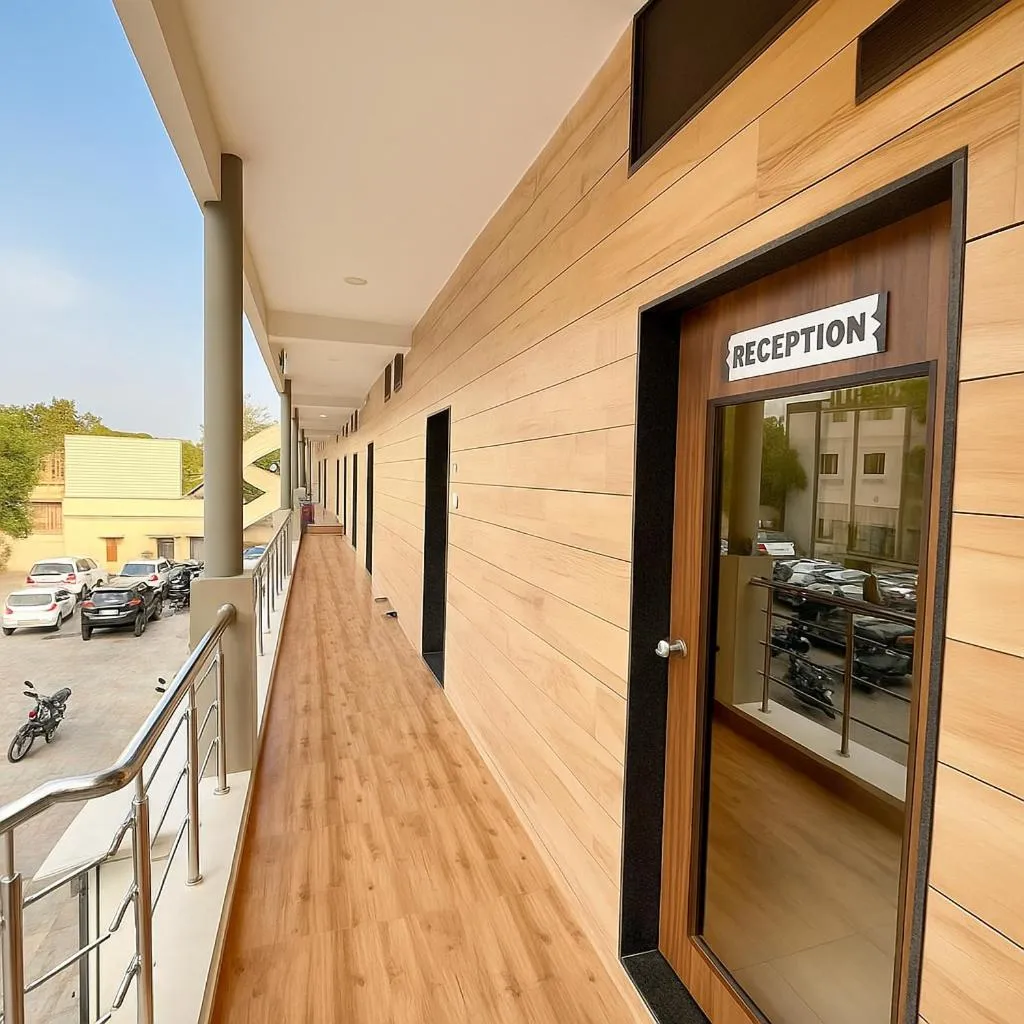 Lobby or reception in Stay Guru Hari Om Residency