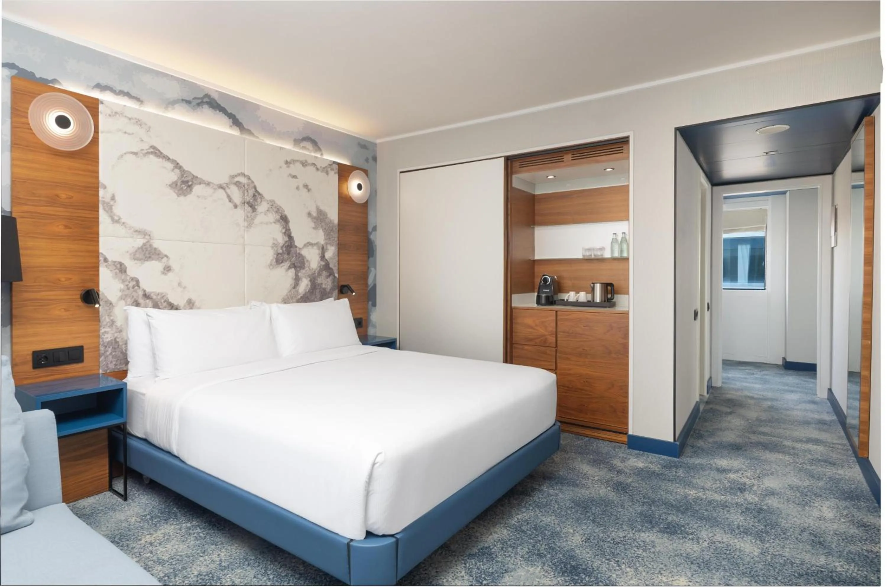 Bed in Hilton Barcelona