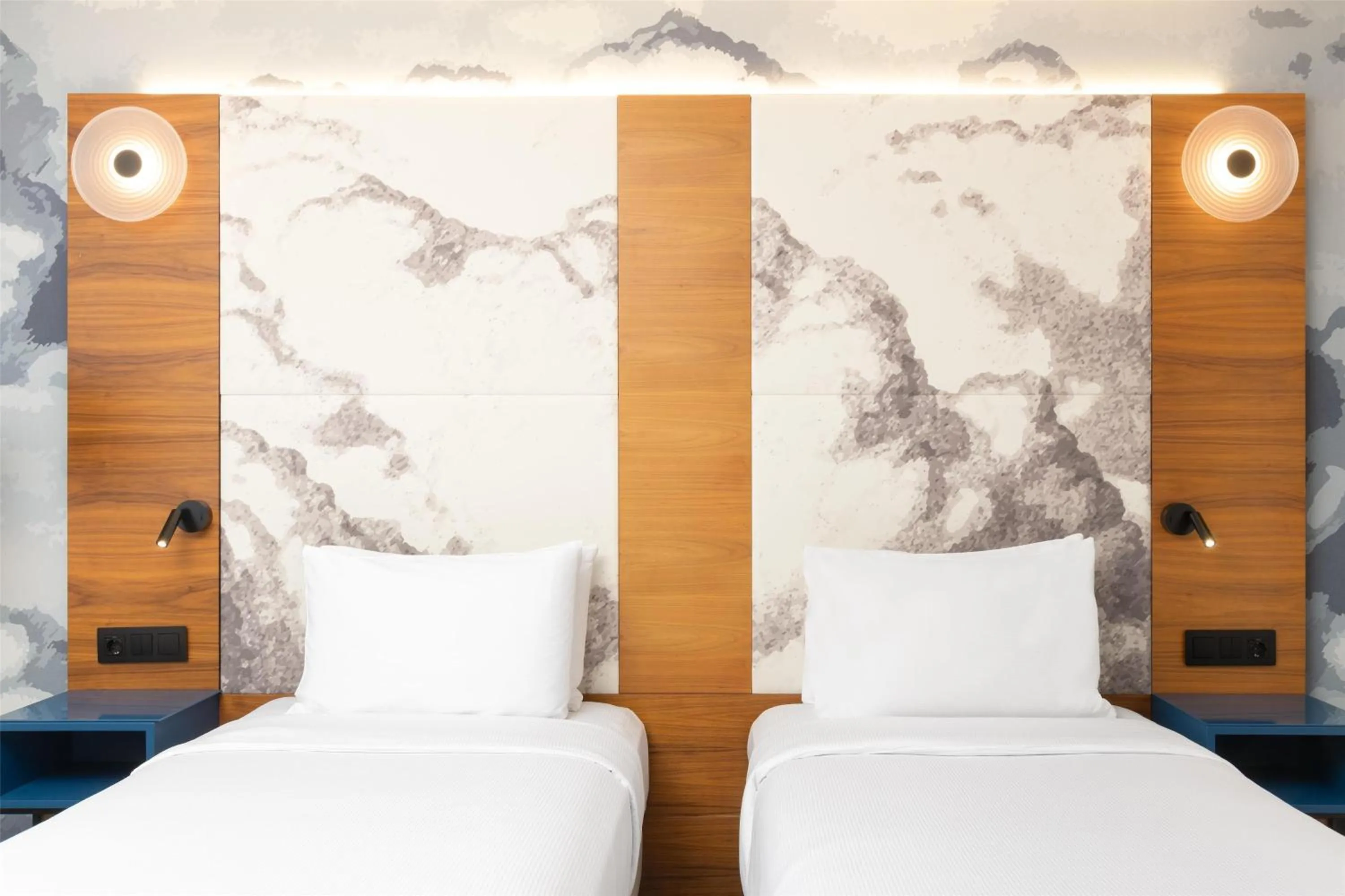 Bed in Hilton Barcelona