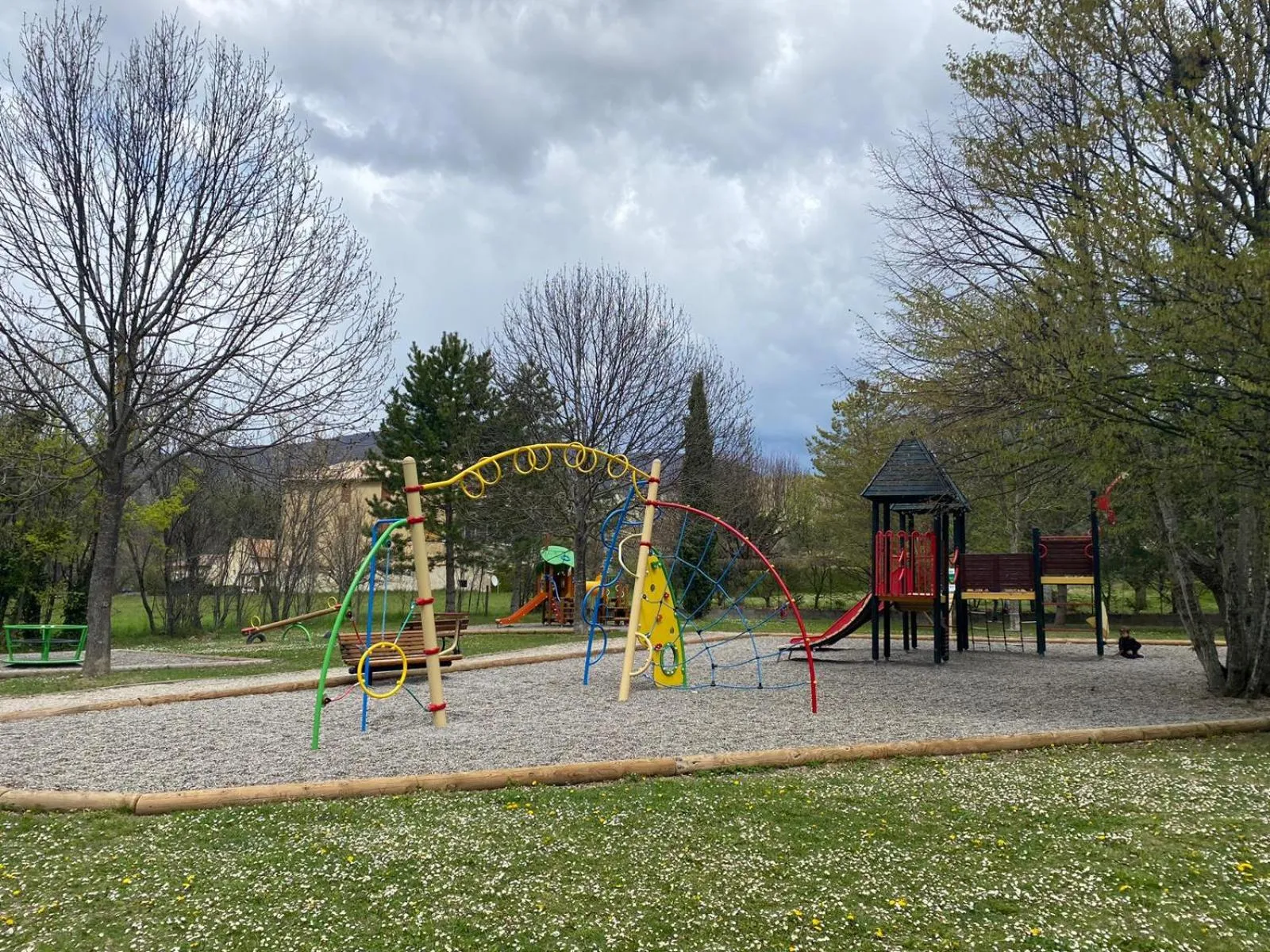 Children play ground in Olydea Montbrun-les-Bains