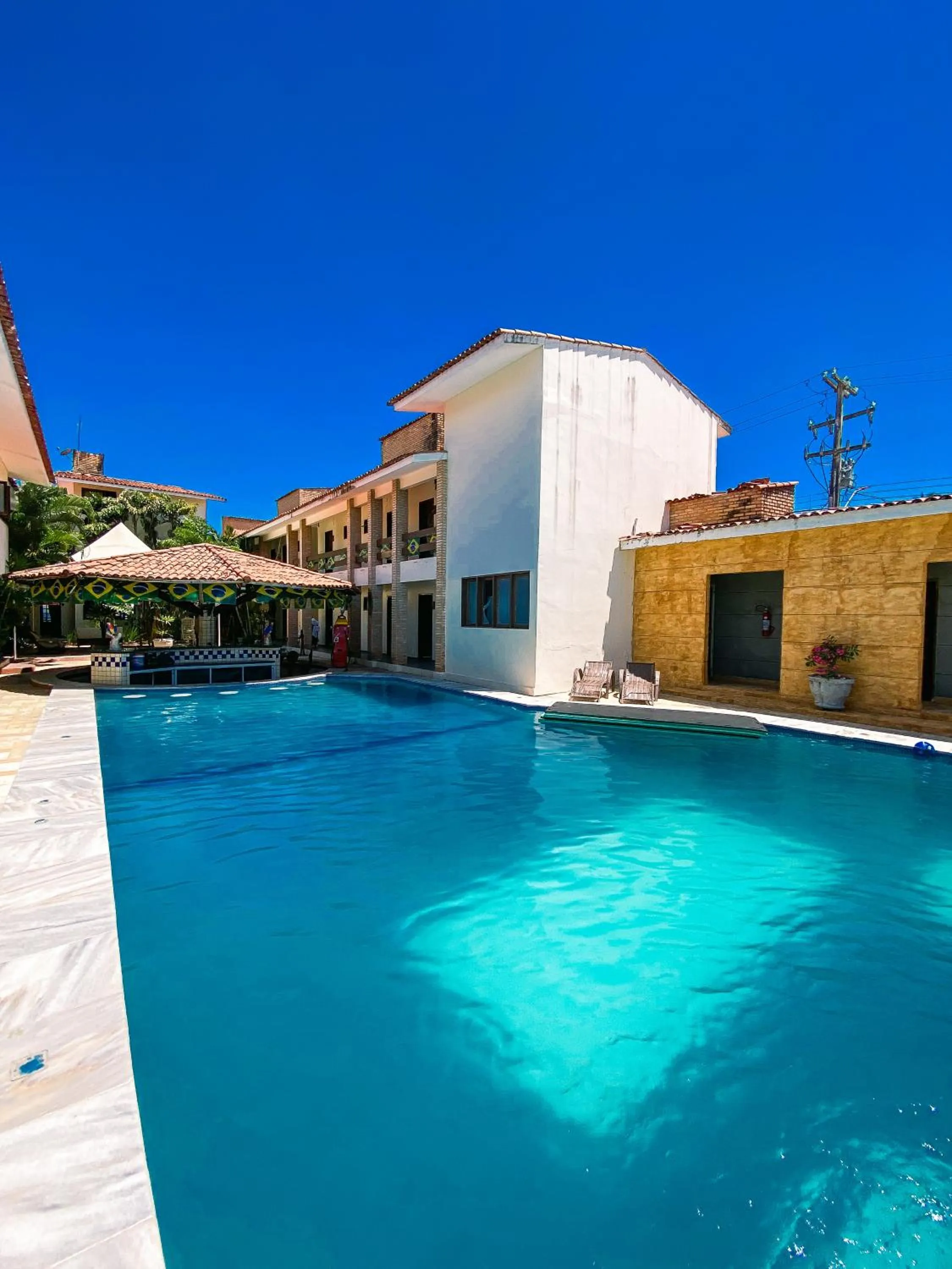 Swimming pool in Hotel Pousada Mahon Mar