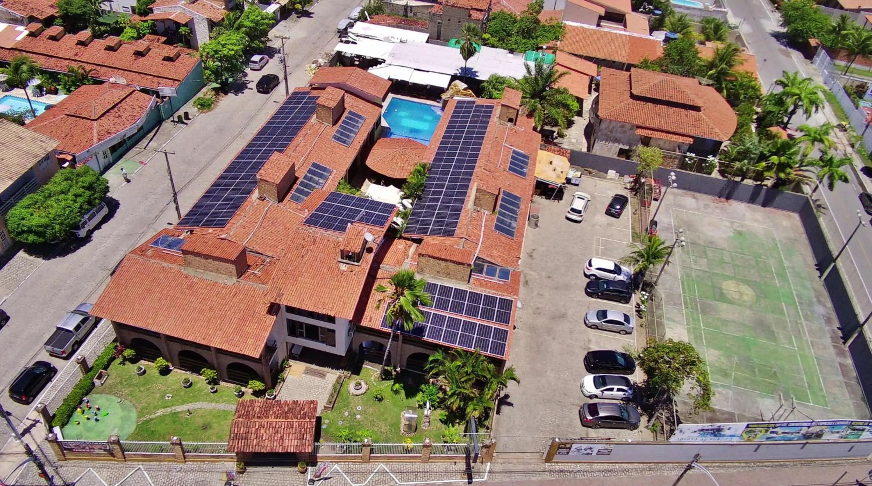 Property building in Hotel Pousada Mahon Mar