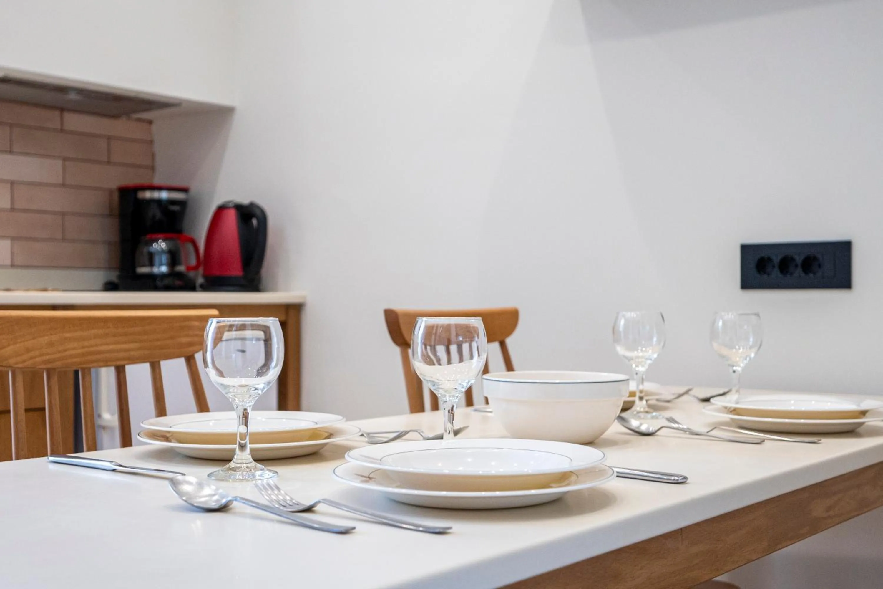 Dining area in Aegean Houses