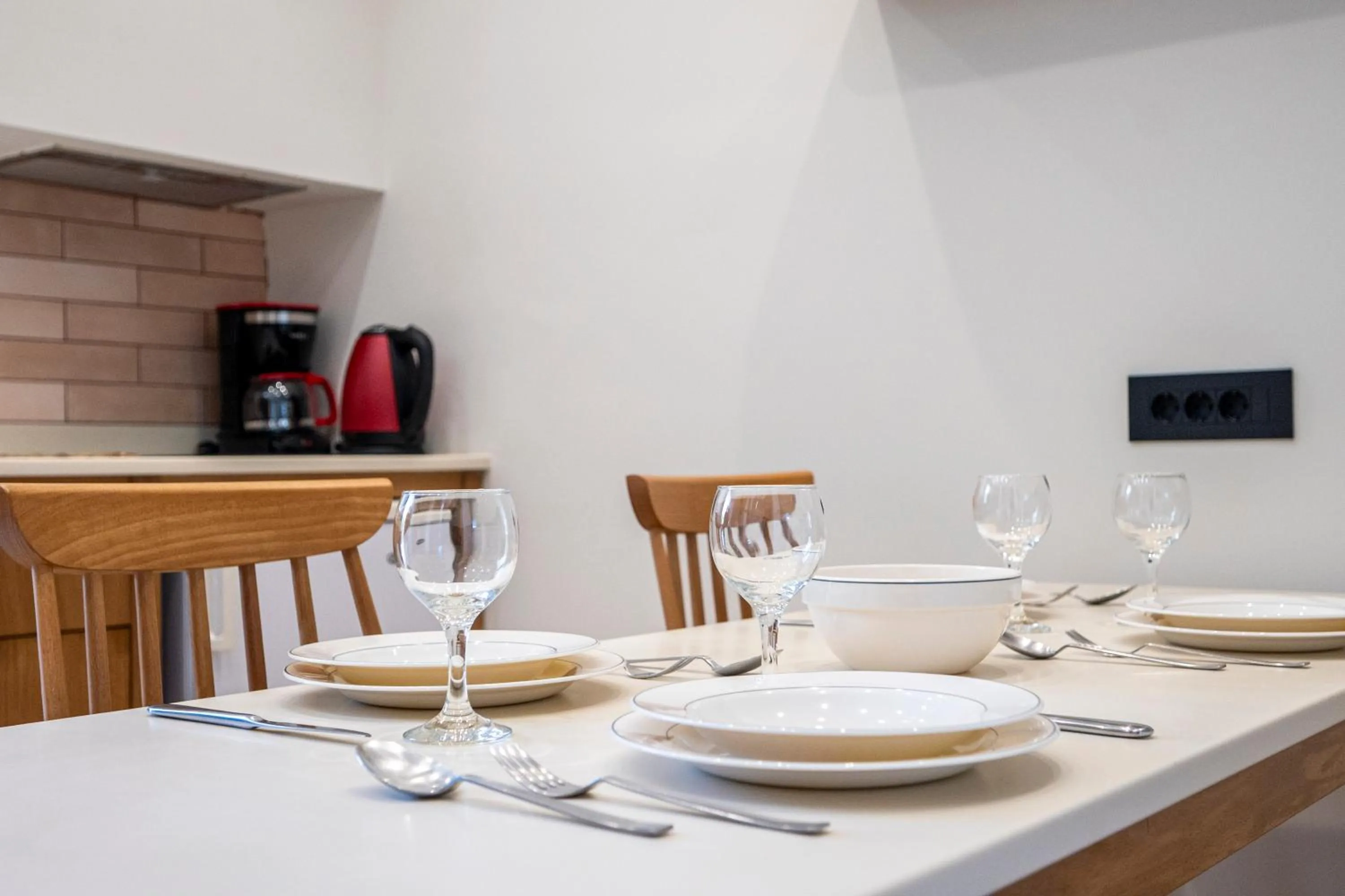 Dining area in Aegean Houses