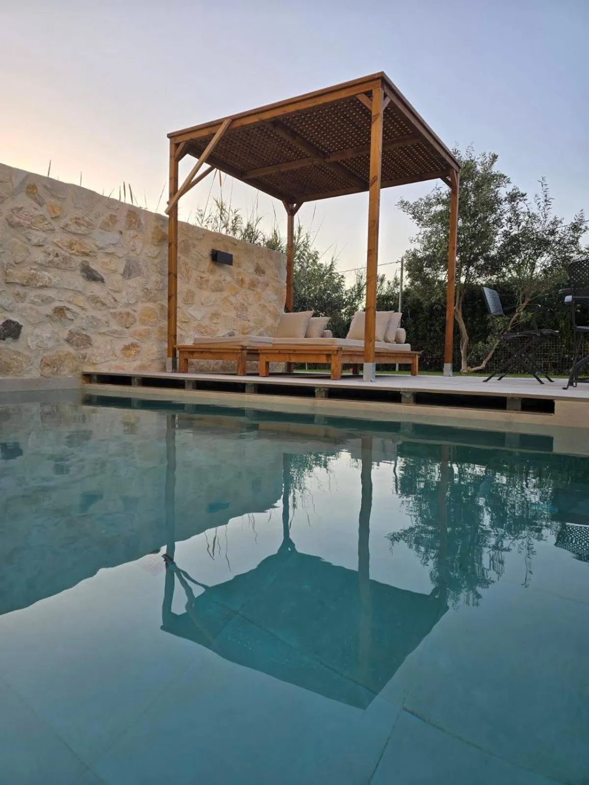 sunbed in Aegean Houses