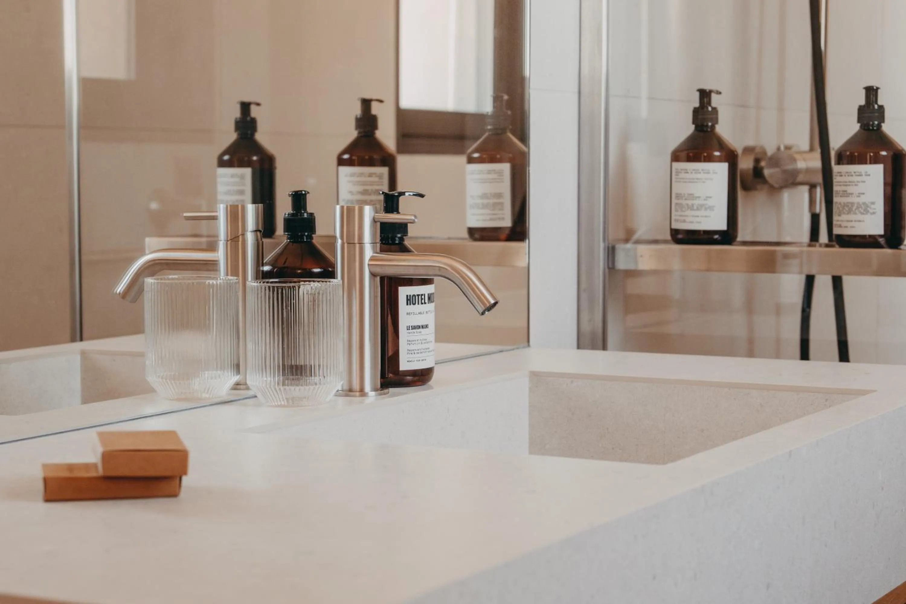 Bathroom in Hotel Moderne