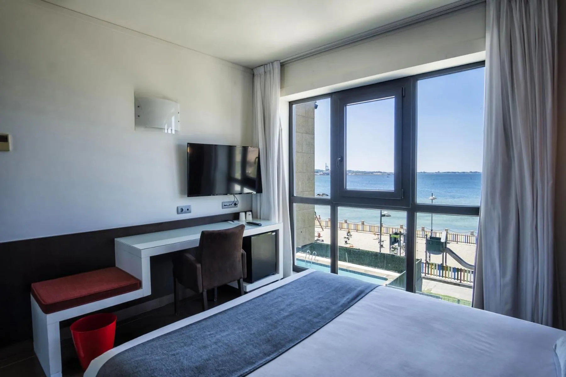 Bed in Hotel Alda Carril