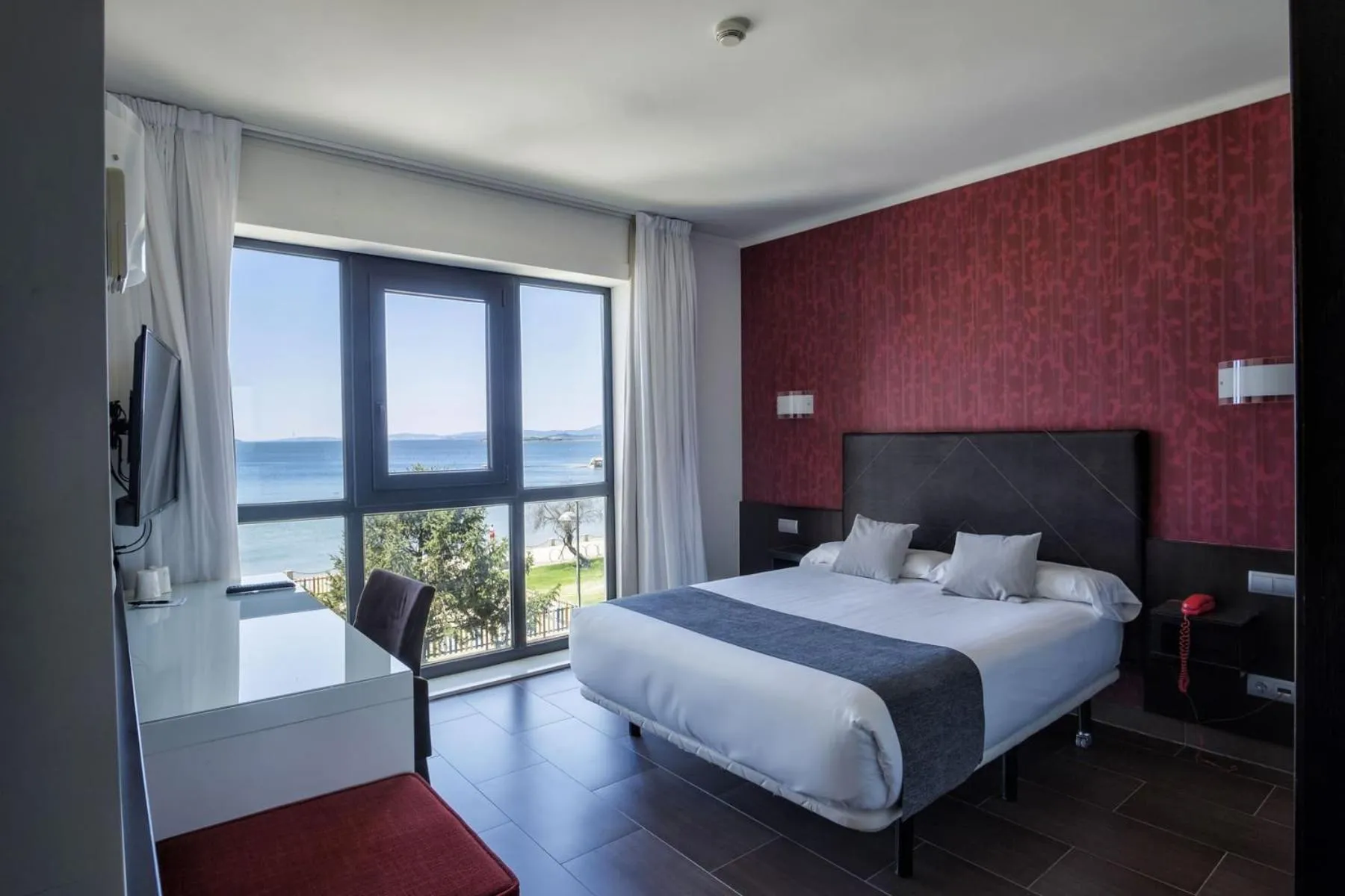 Bedroom, Bed in Hotel Alda Carril