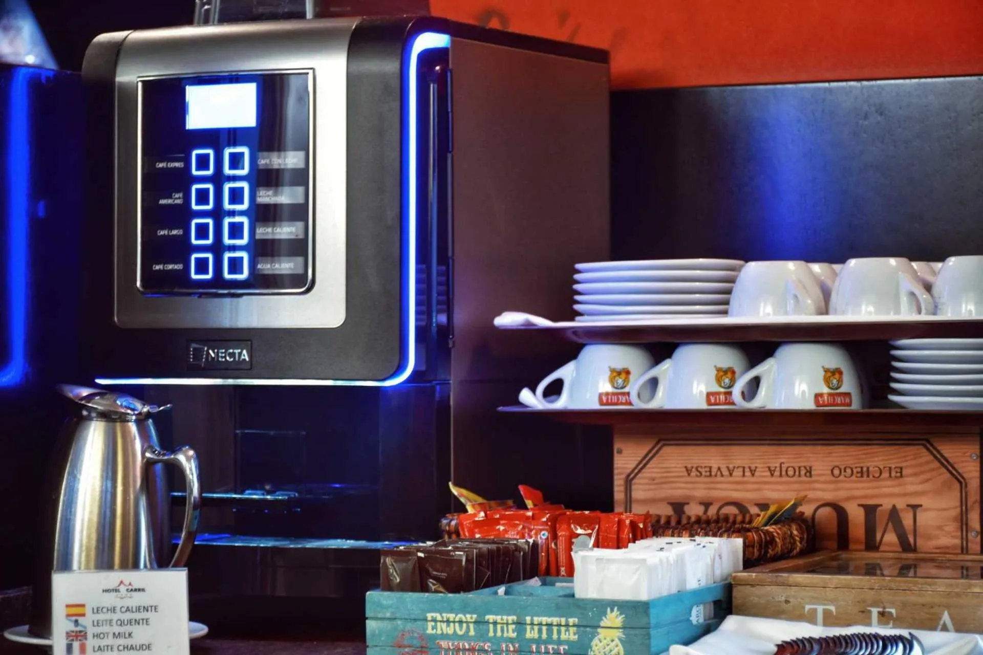 Buffet breakfast in Hotel Alda Carril