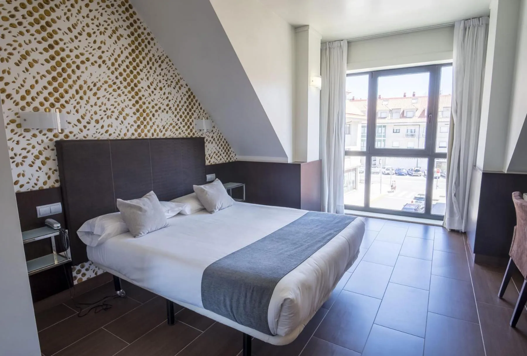 Bedroom, Bed in Hotel Alda Carril