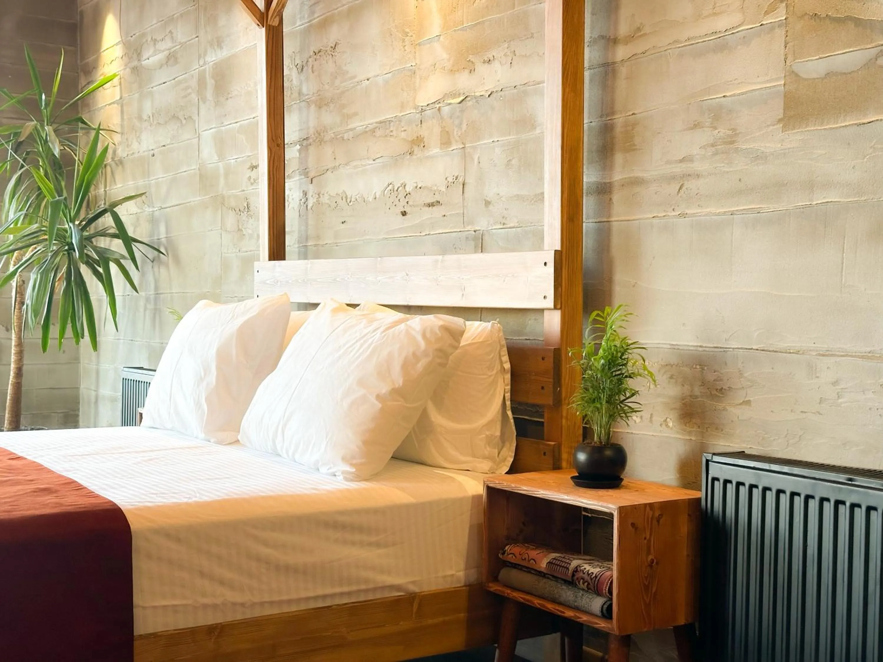 Bed in The Haliç Bosphorus Hotel