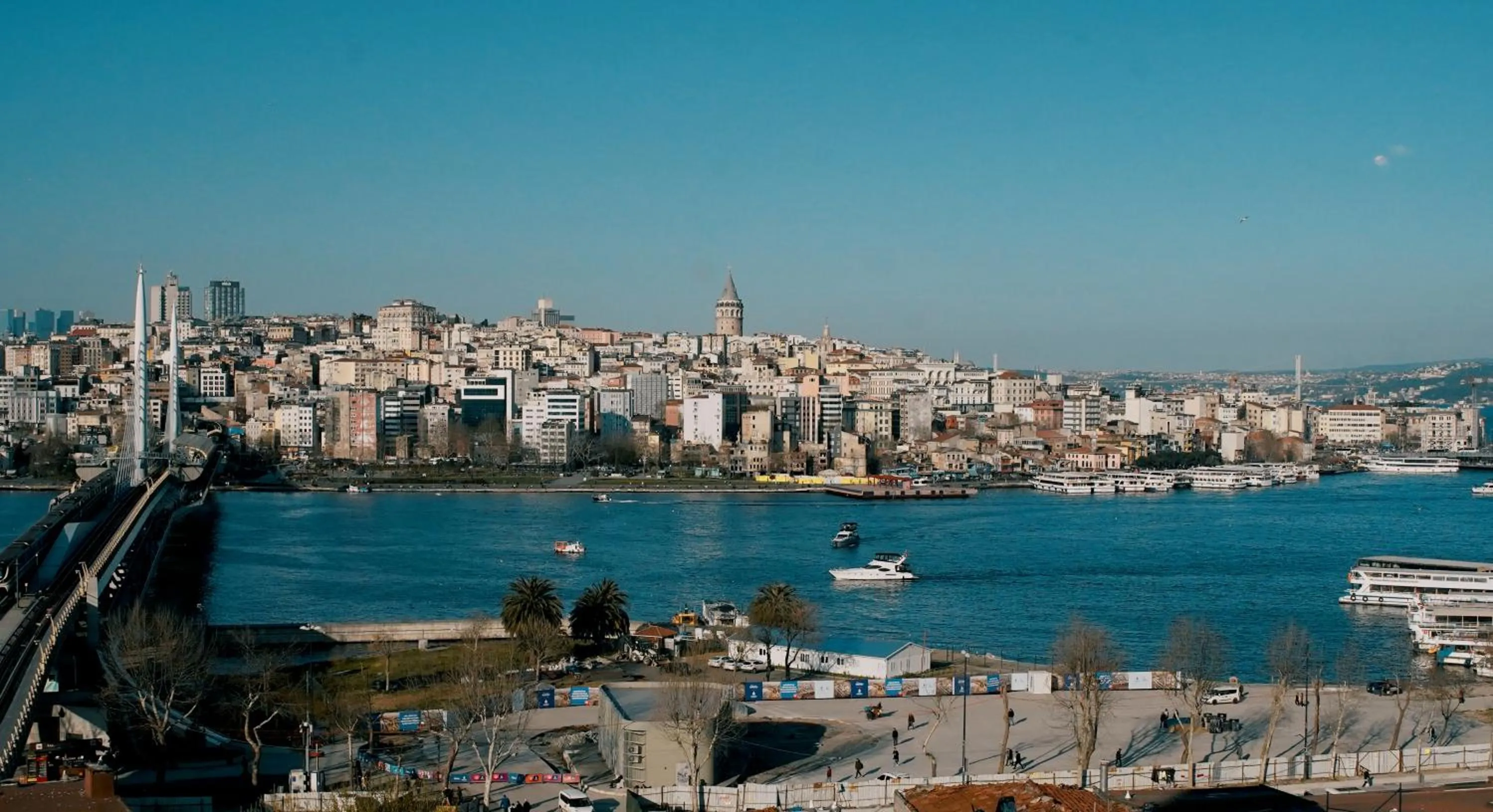 Bird's eye view in The Haliç Bosphorus Hotel
