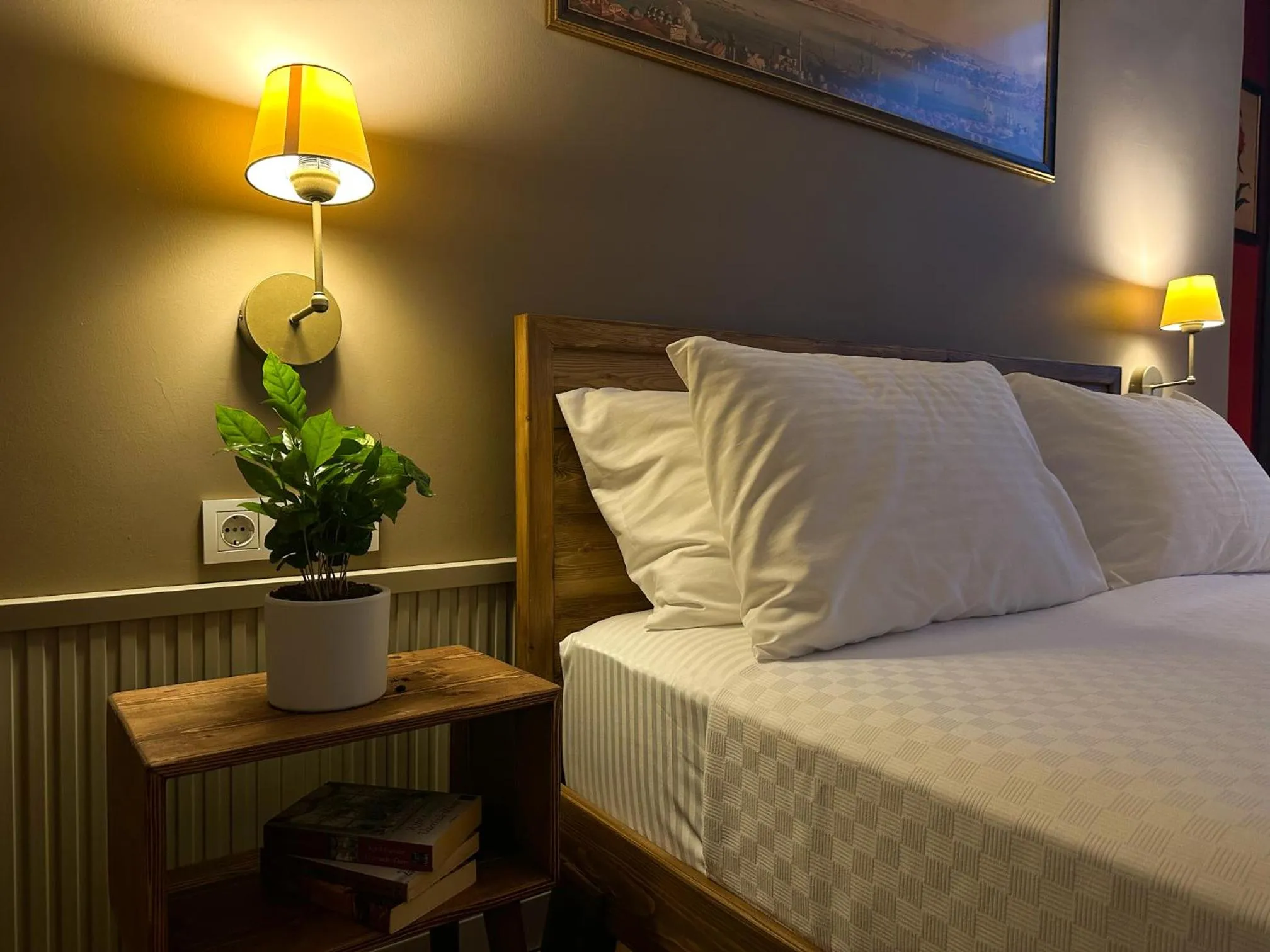 Bed in The Haliç Bosphorus Hotel