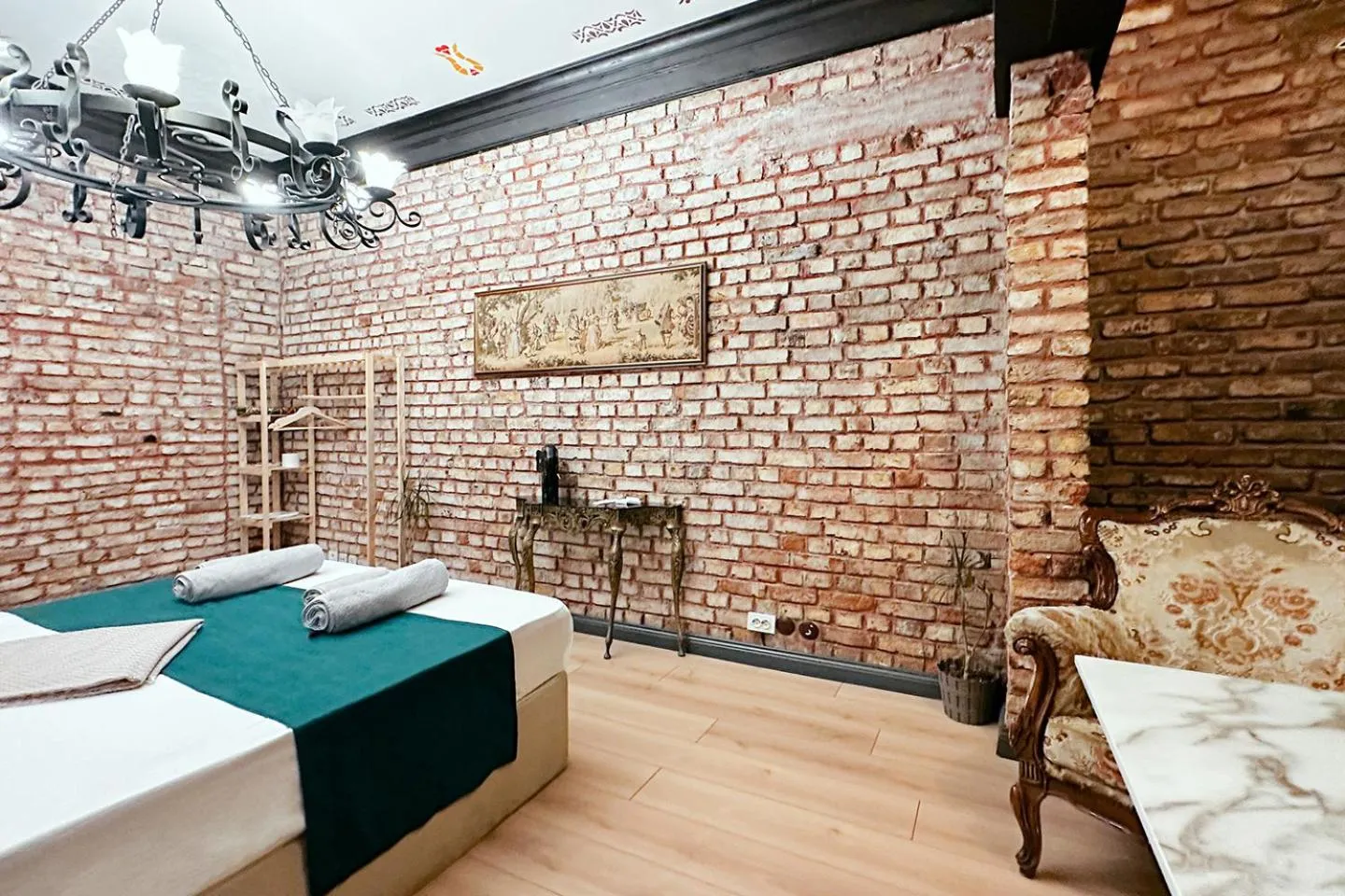 Bed in The Haliç Bosphorus Hotel