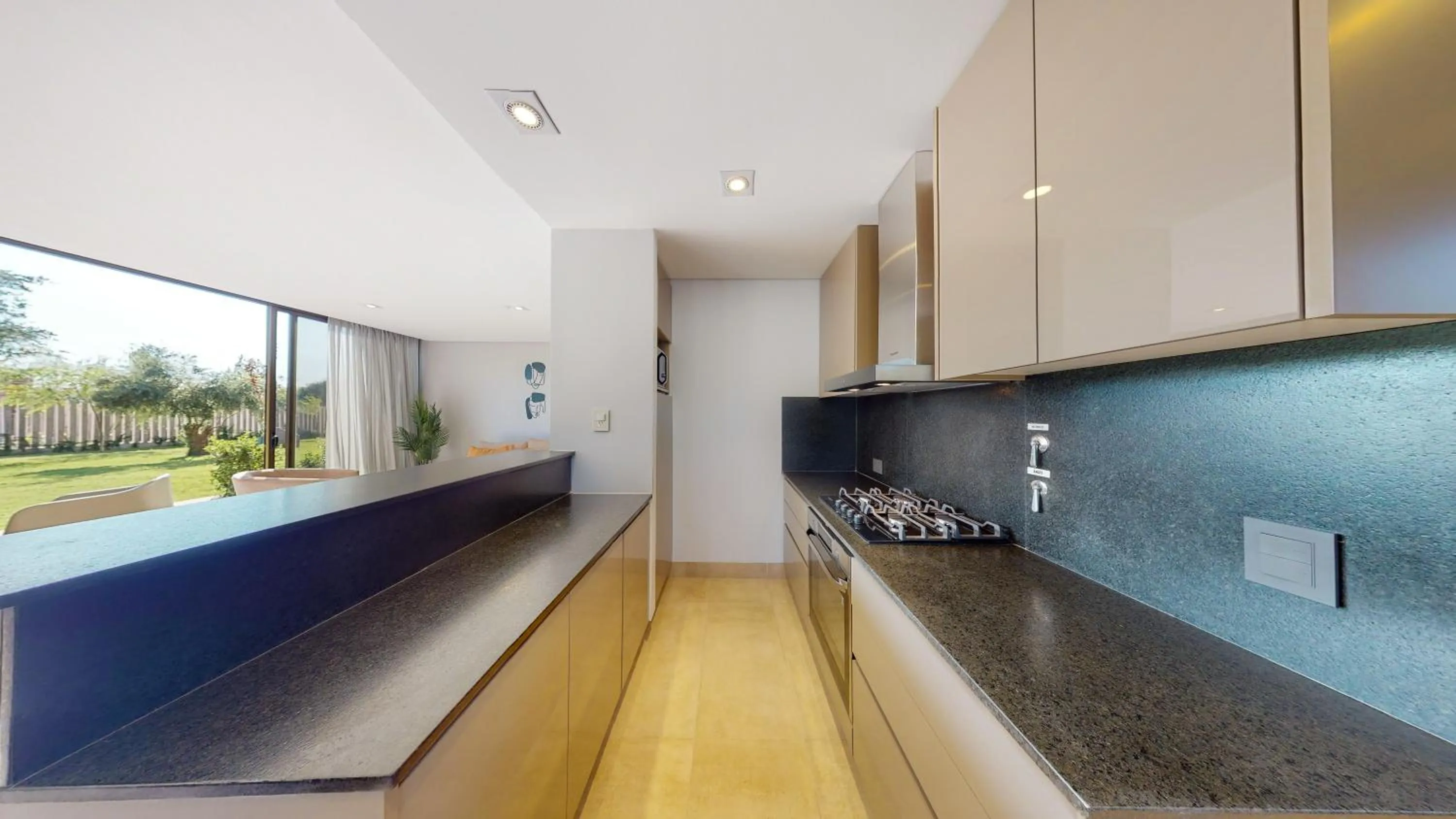 Kitchen or kitchenette in Liniers Green Apartments