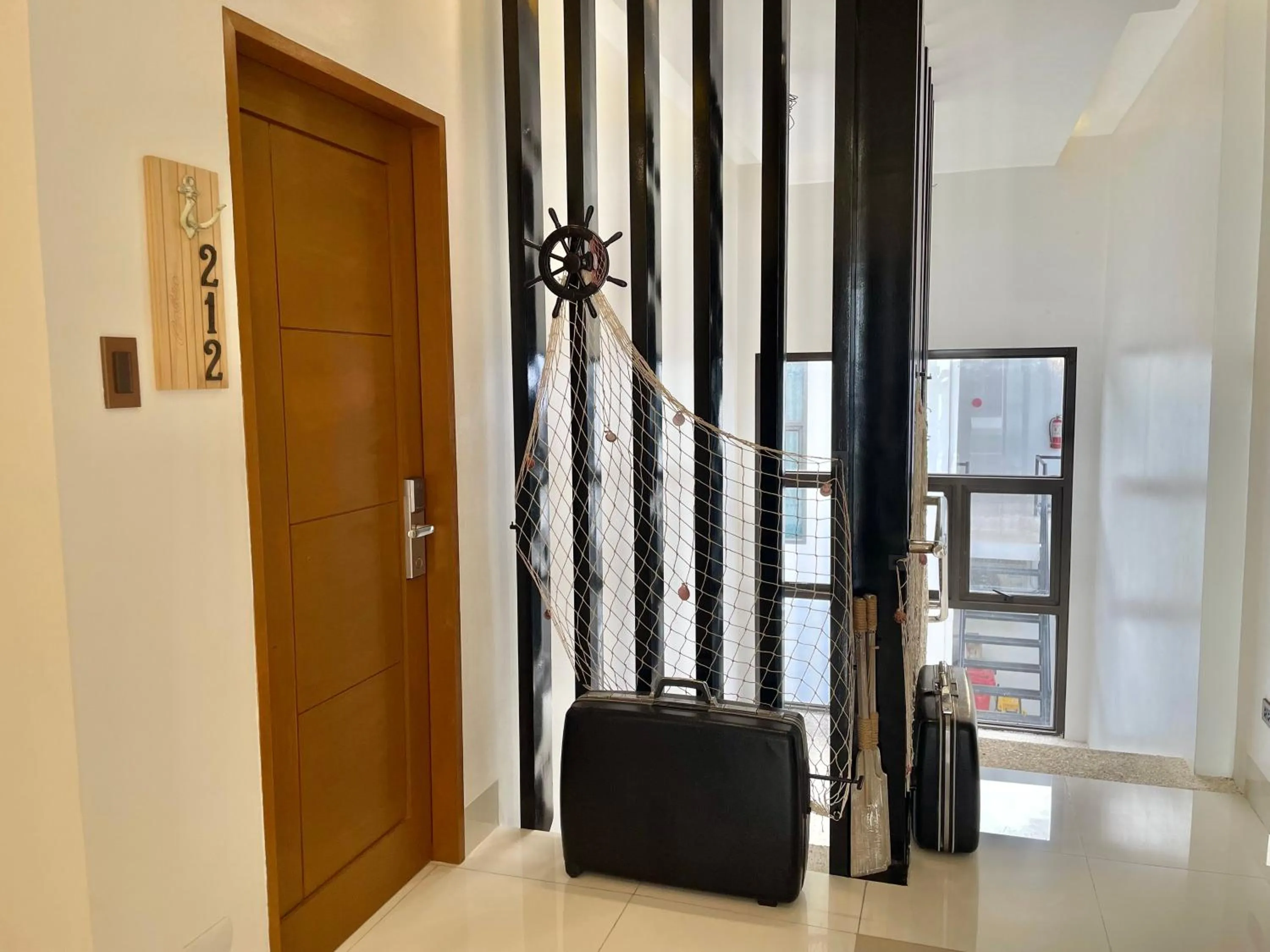 Decorative detail in Lighthouse Point Hotel