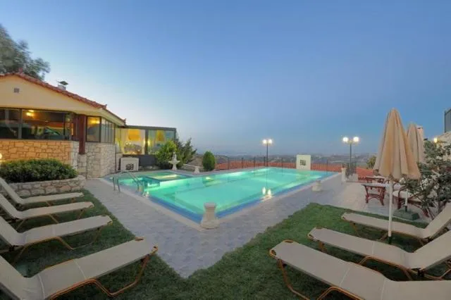 Swimming pool in Rafkos Mansion with Private Pool and Amazing View