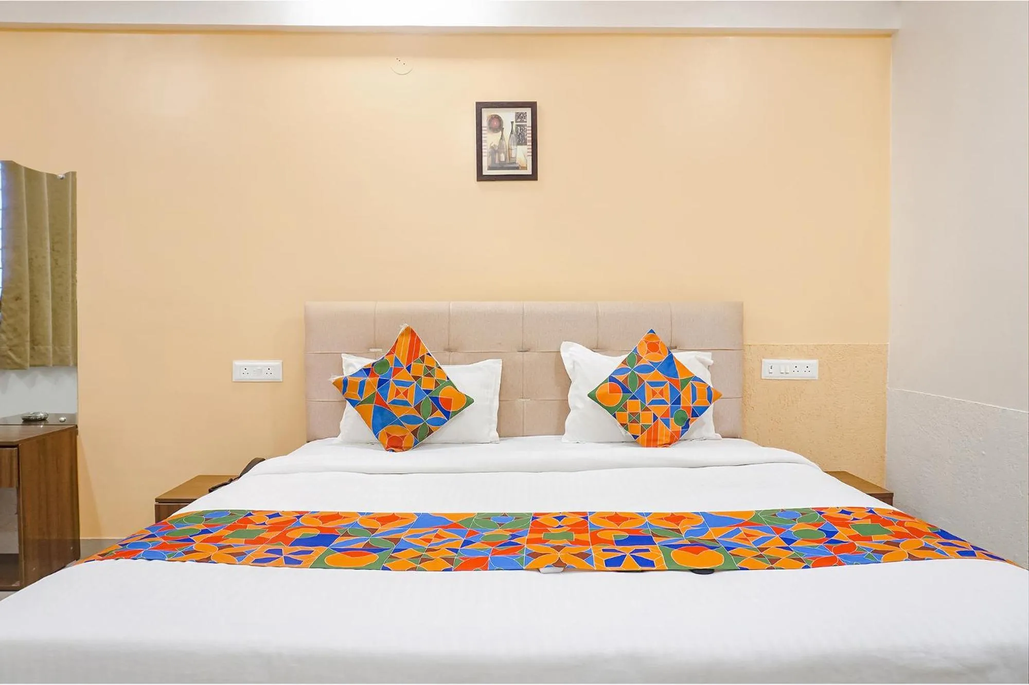Bed in FabHotel Embassy near Amanora Mall