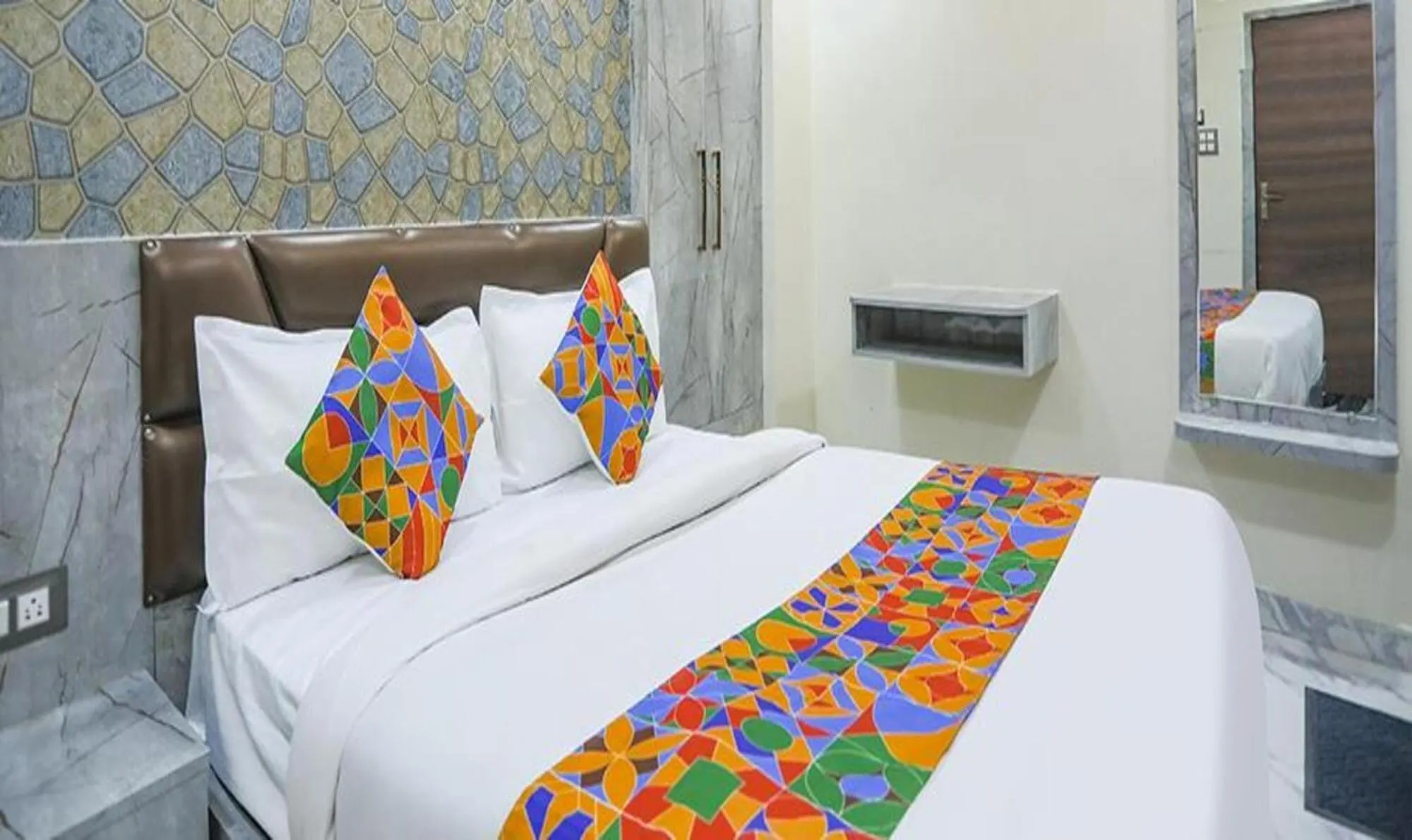 Bed in FabHotel The Treenity House