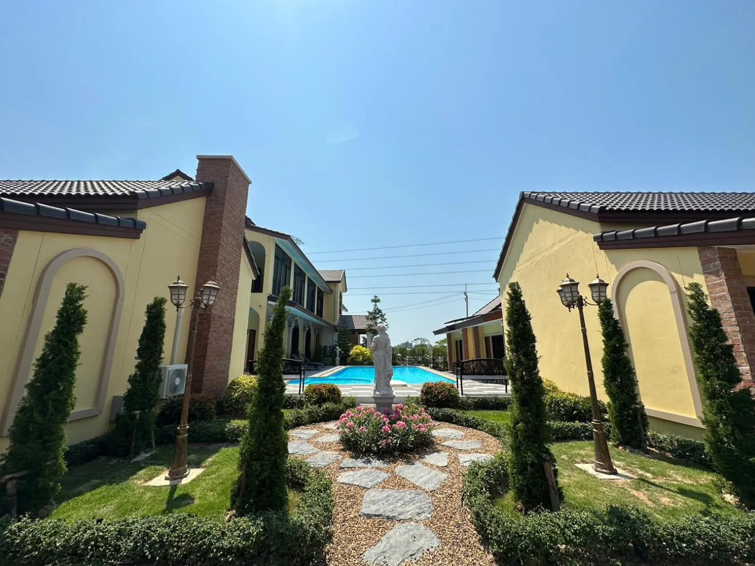 Property building in CottagePine Rayong Resort&Cafe