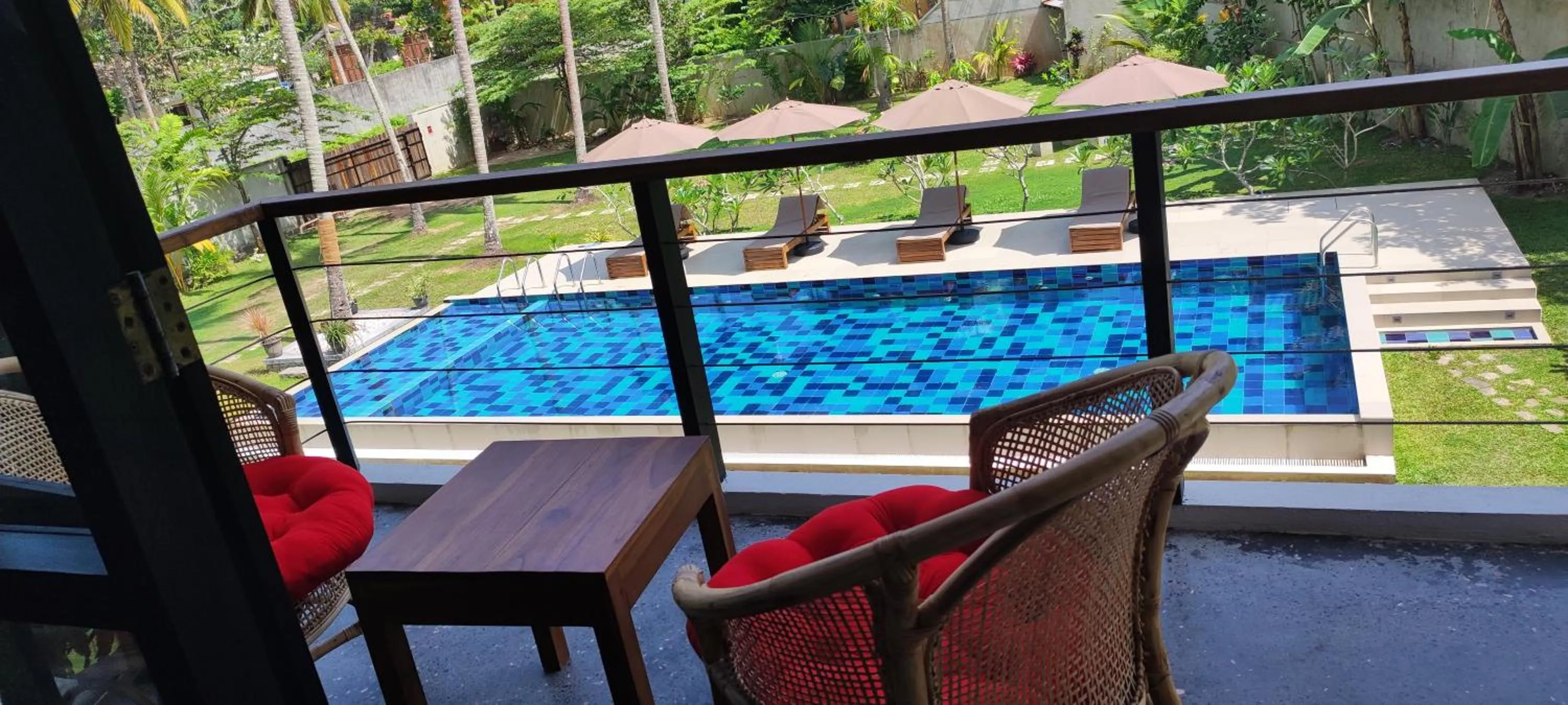 Inner courtyard view in Mango Tree Villa Bentota