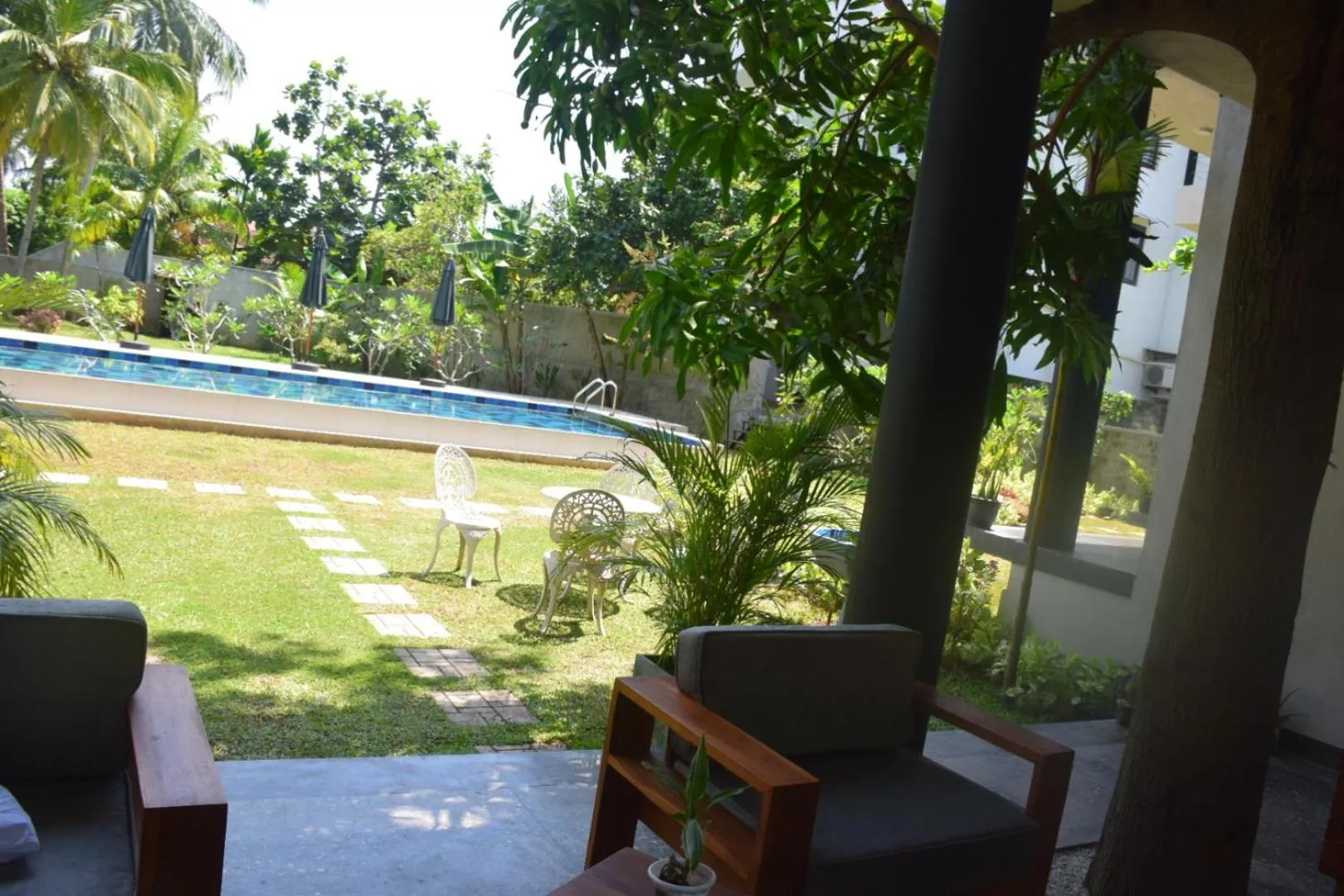 Patio in Mango Tree Villa Bentota