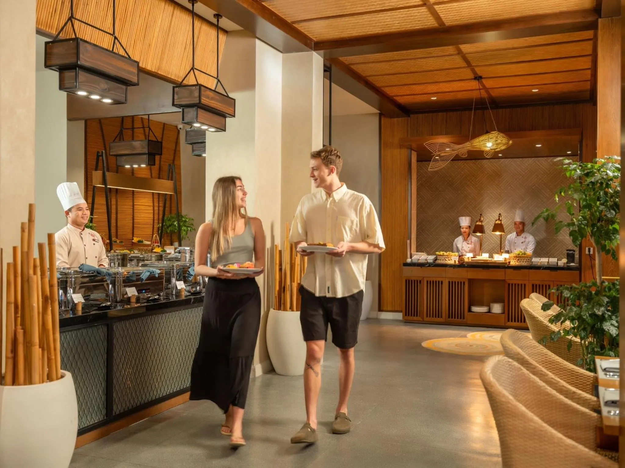 Restaurant/places to eat in Little Oasis - An Eco Friendly Hotel & Spa