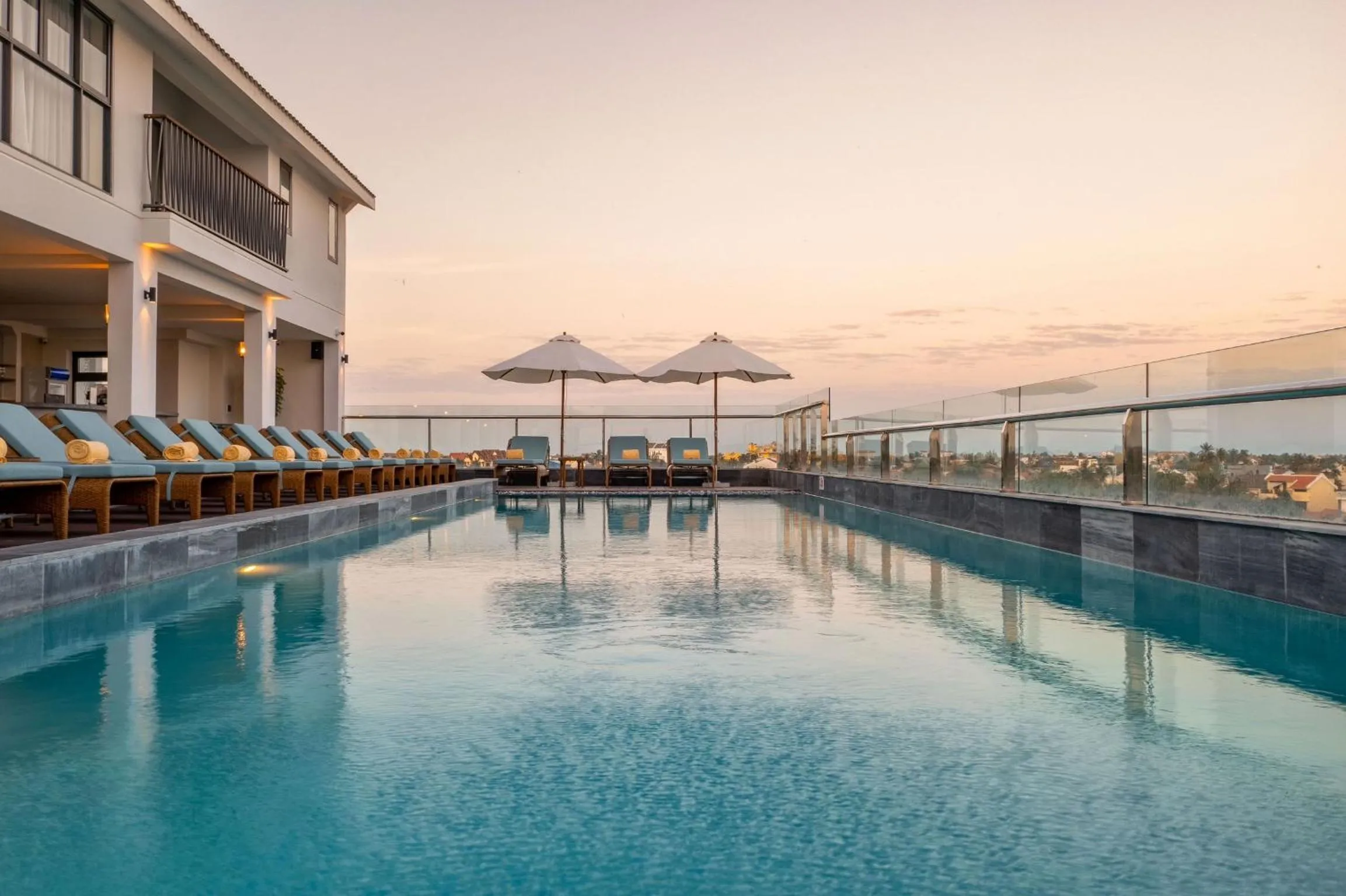 Swimming pool in Little Oasis - An Eco Friendly Hotel & Spa