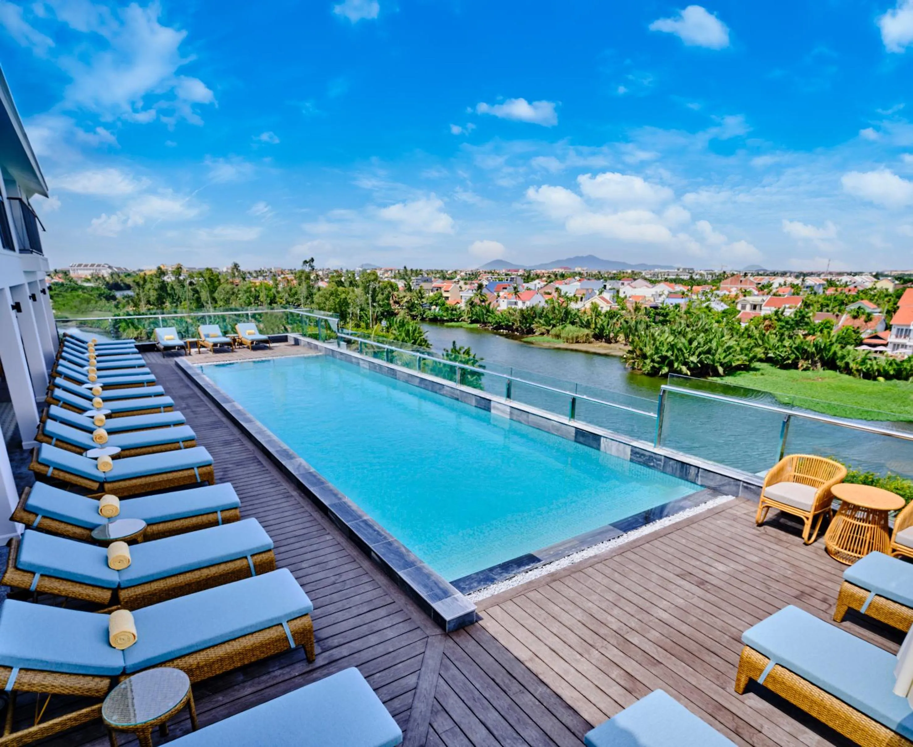 Swimming pool in Little Oasis - An Eco Friendly Hotel & Spa