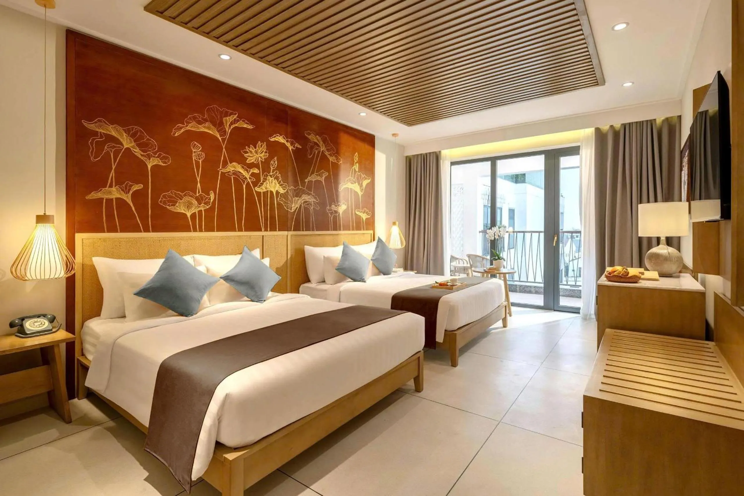 Bed in Little Oasis - An Eco Friendly Hotel & Spa