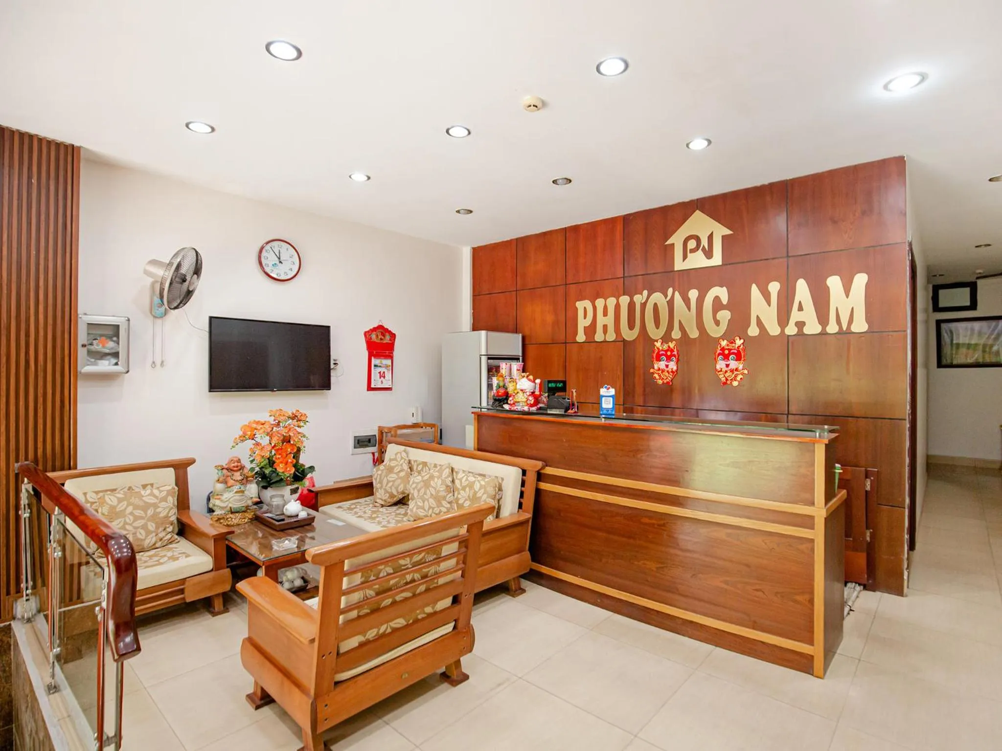 Communal lounge/ TV room in Phuong Nam Hotel Aeon Mall Long Bien