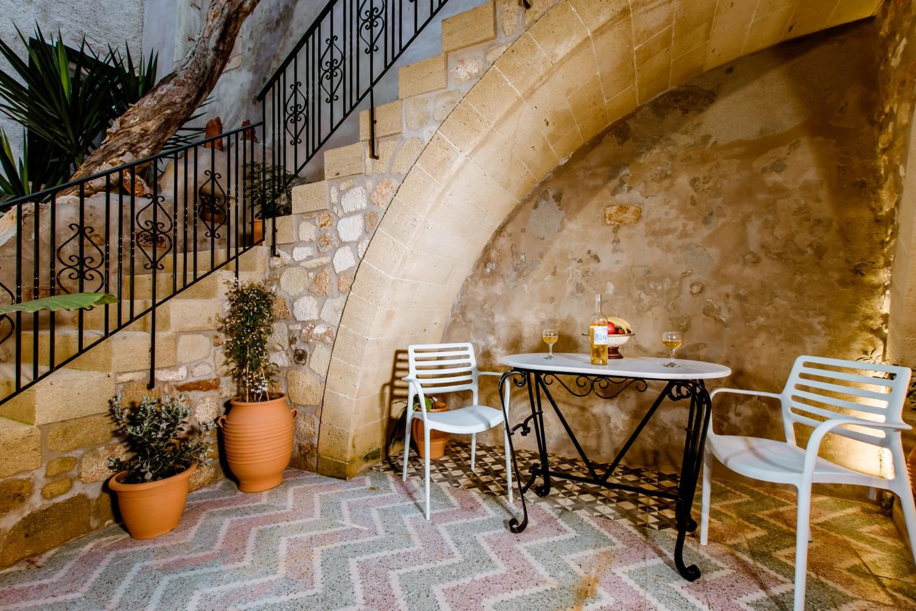 Patio in Bozzali Deluxe Hotel