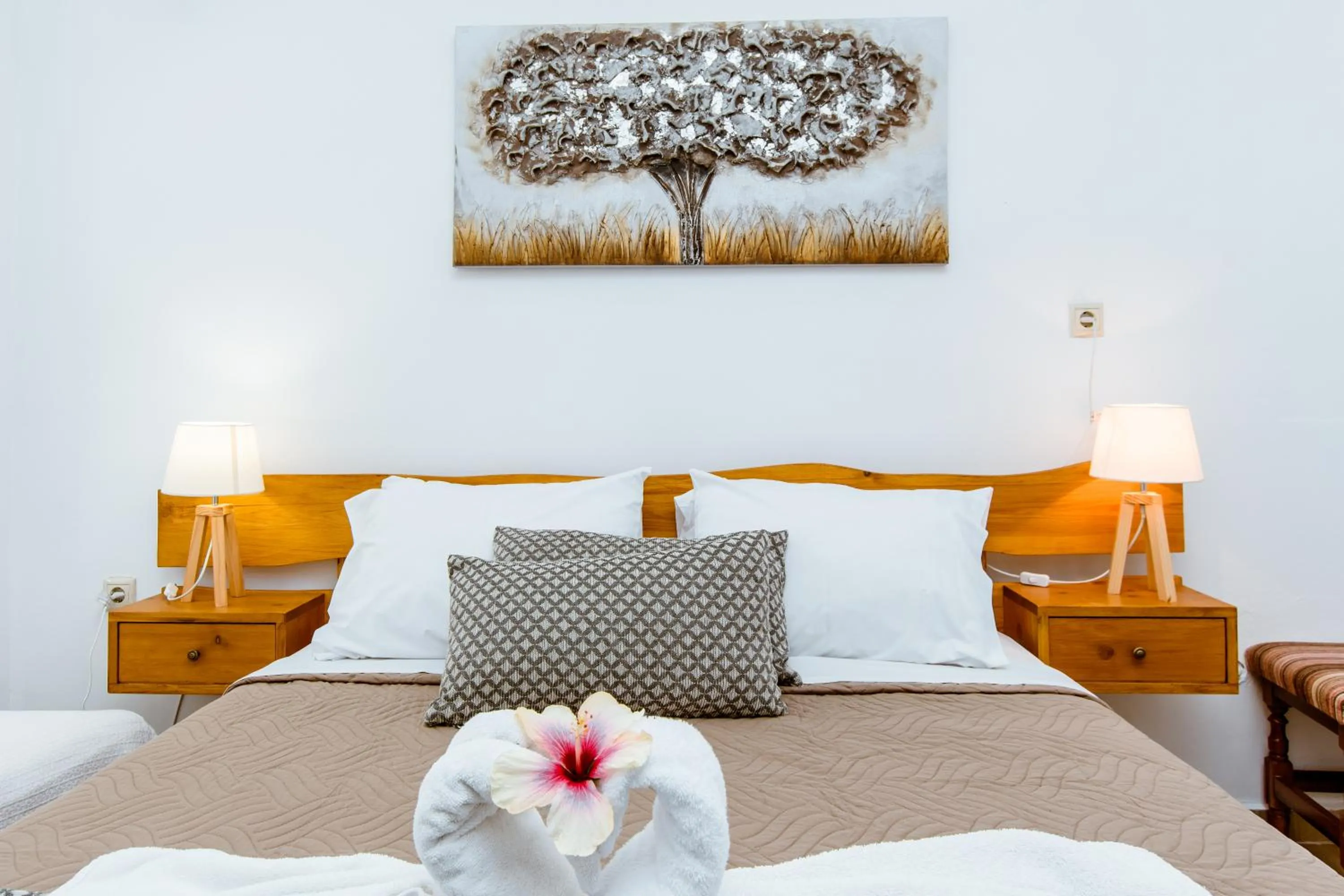 Bed in Bozzali Deluxe Hotel