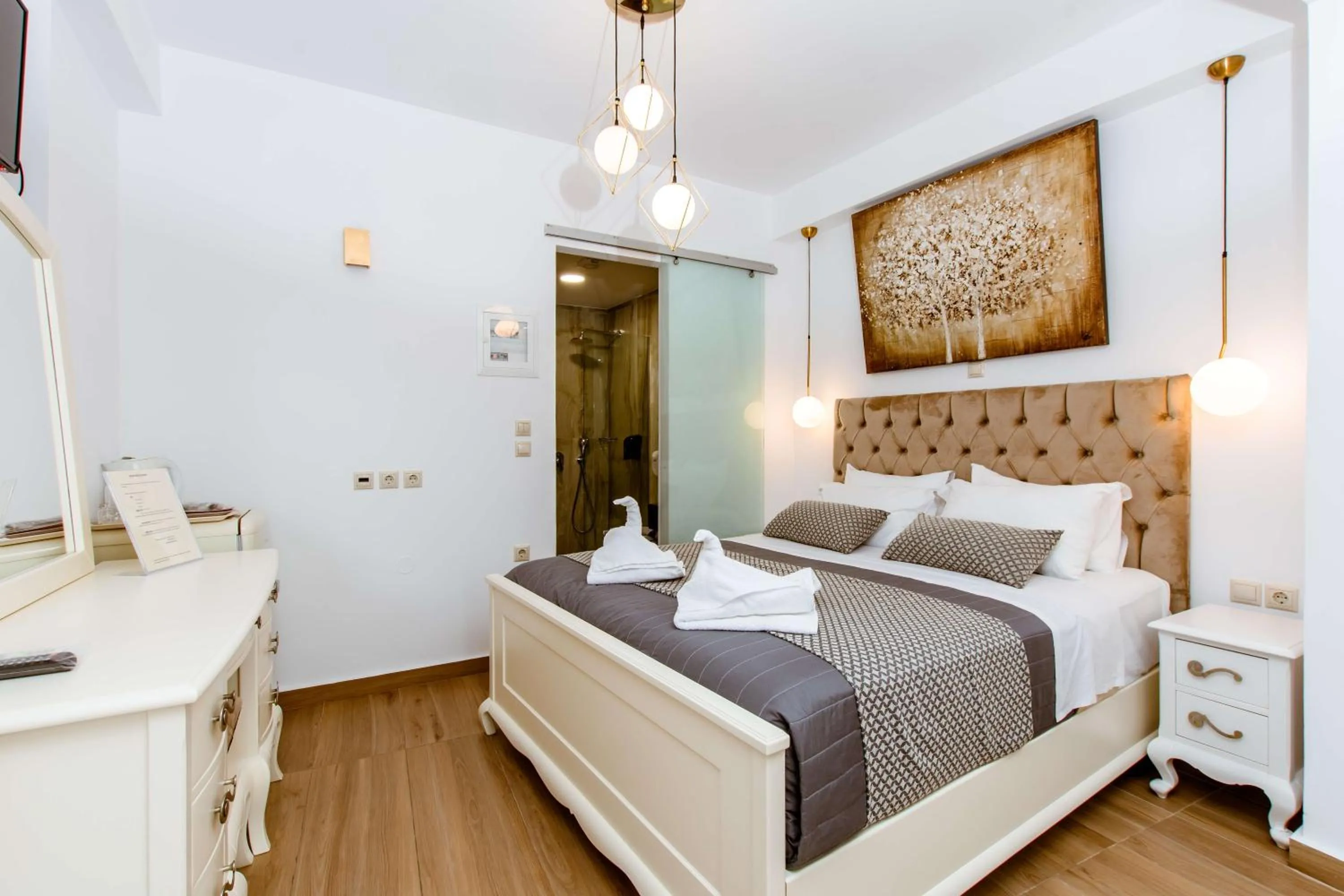 Bed in Bozzali Deluxe Hotel