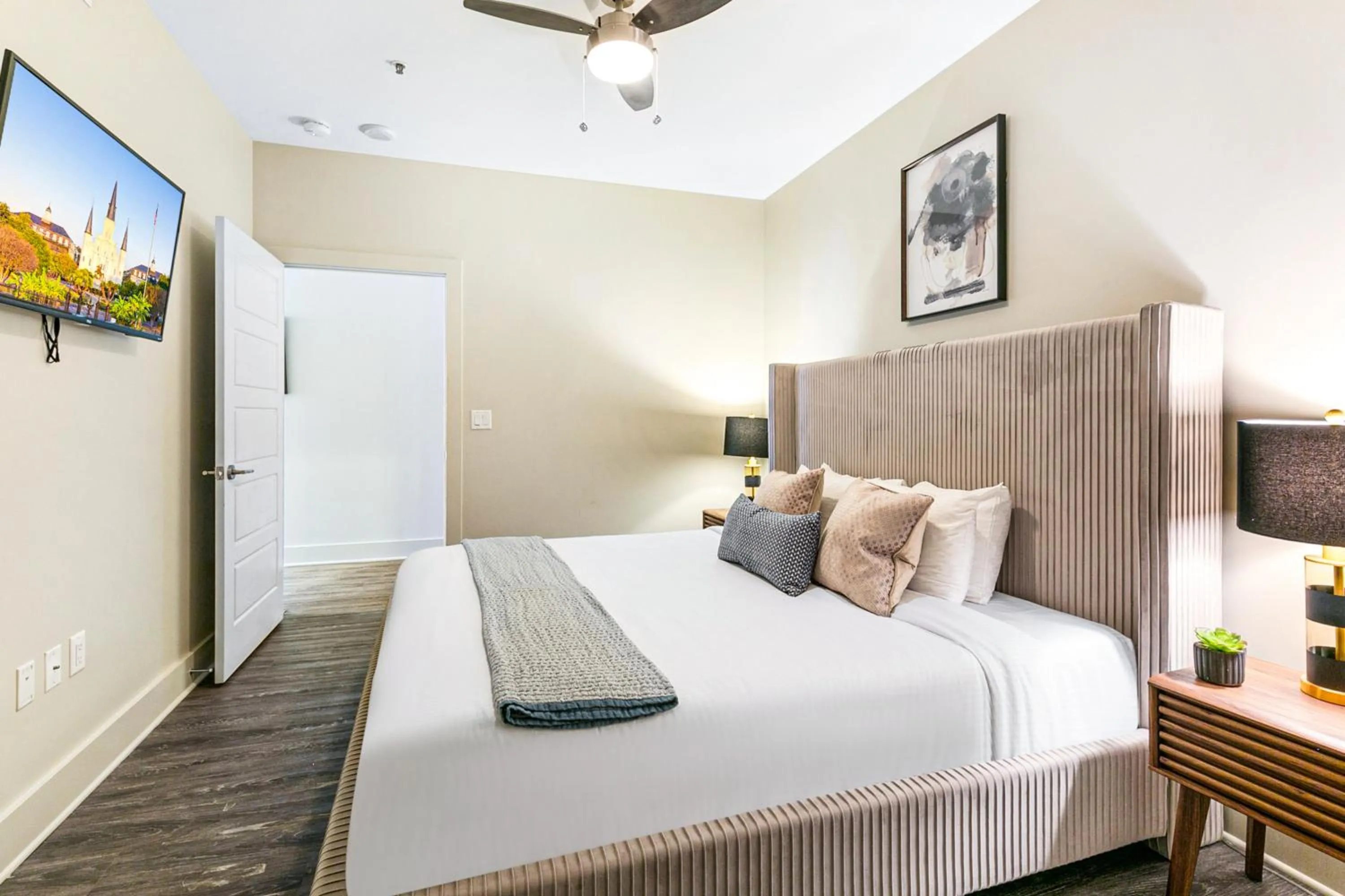 Bedroom in Spacious 4BR Luxury Condo Steps to French Quarter