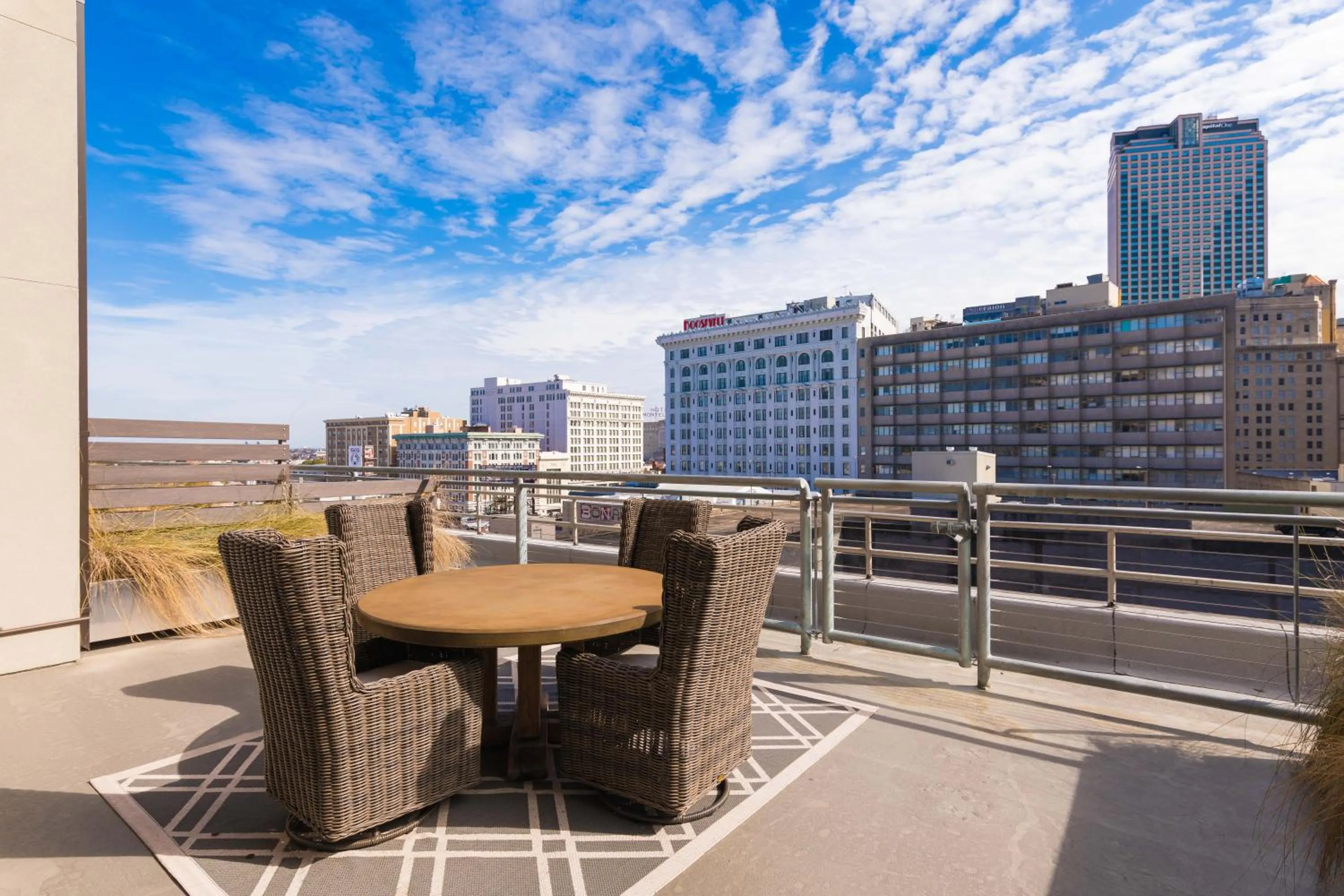 Balcony/Terrace in Spacious 4BR Luxury Condo Steps to French Quarter