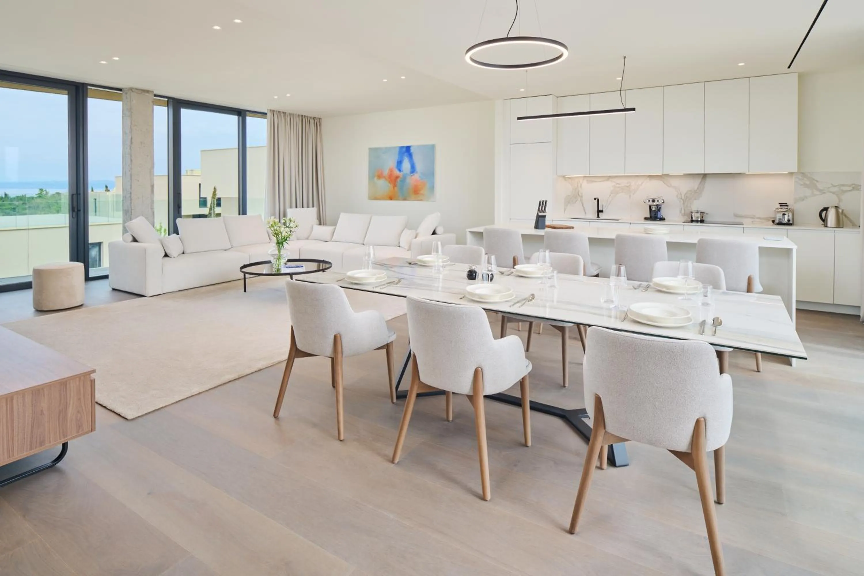 Kitchen or kitchenette in Petram Resort & Residences