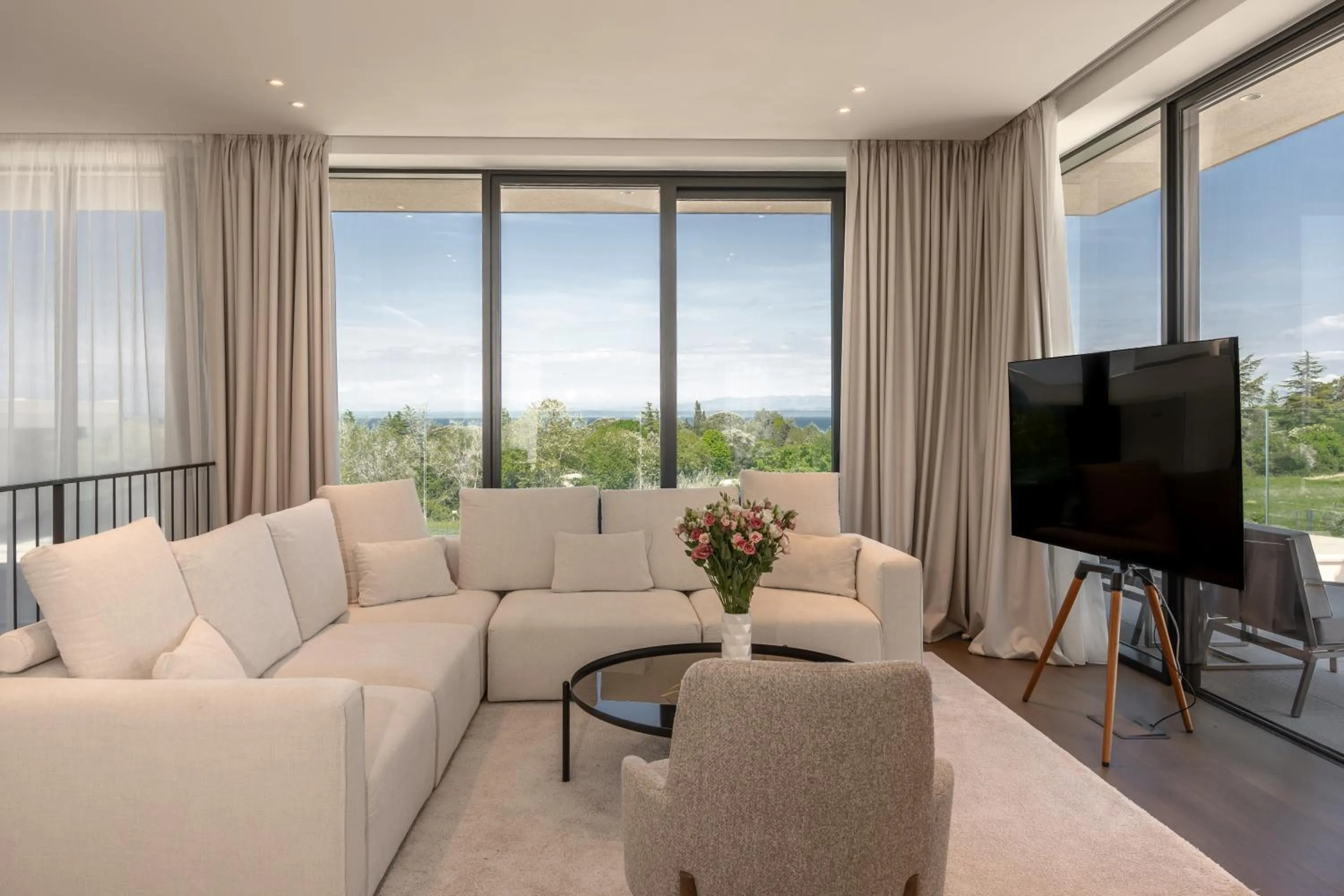 Living room in Petram Resort & Residences