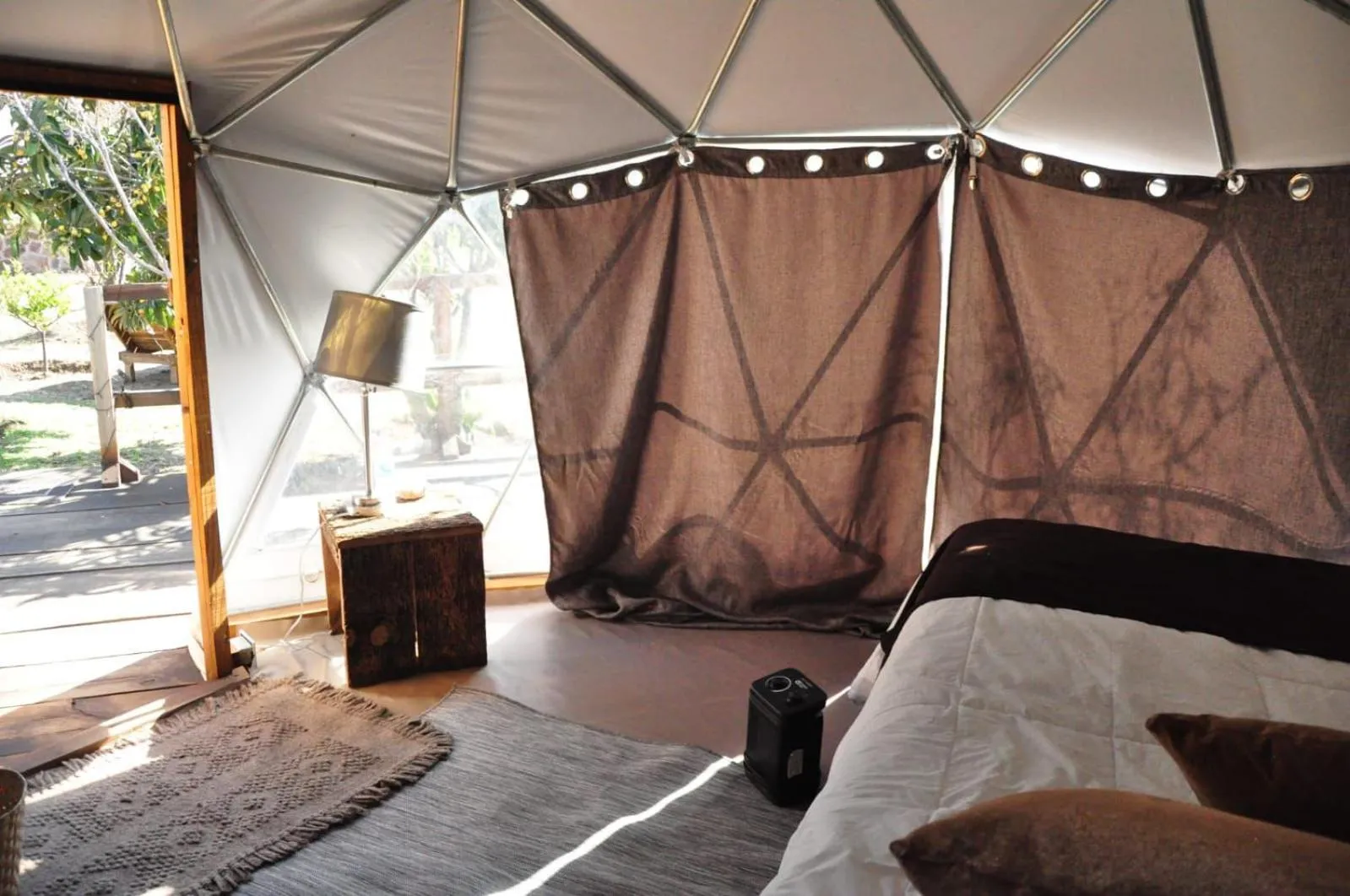 Bed in Echological Hotel, Restaurante & Spa