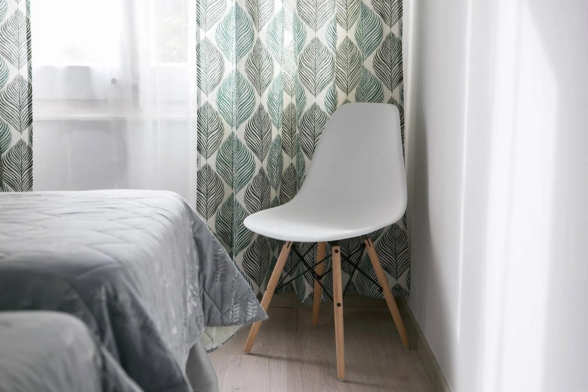 Decorative detail, Bed in Blanc Guest House