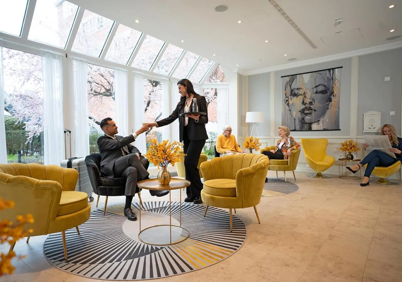 Lobby or reception in Hotel Am Brinkerplatz