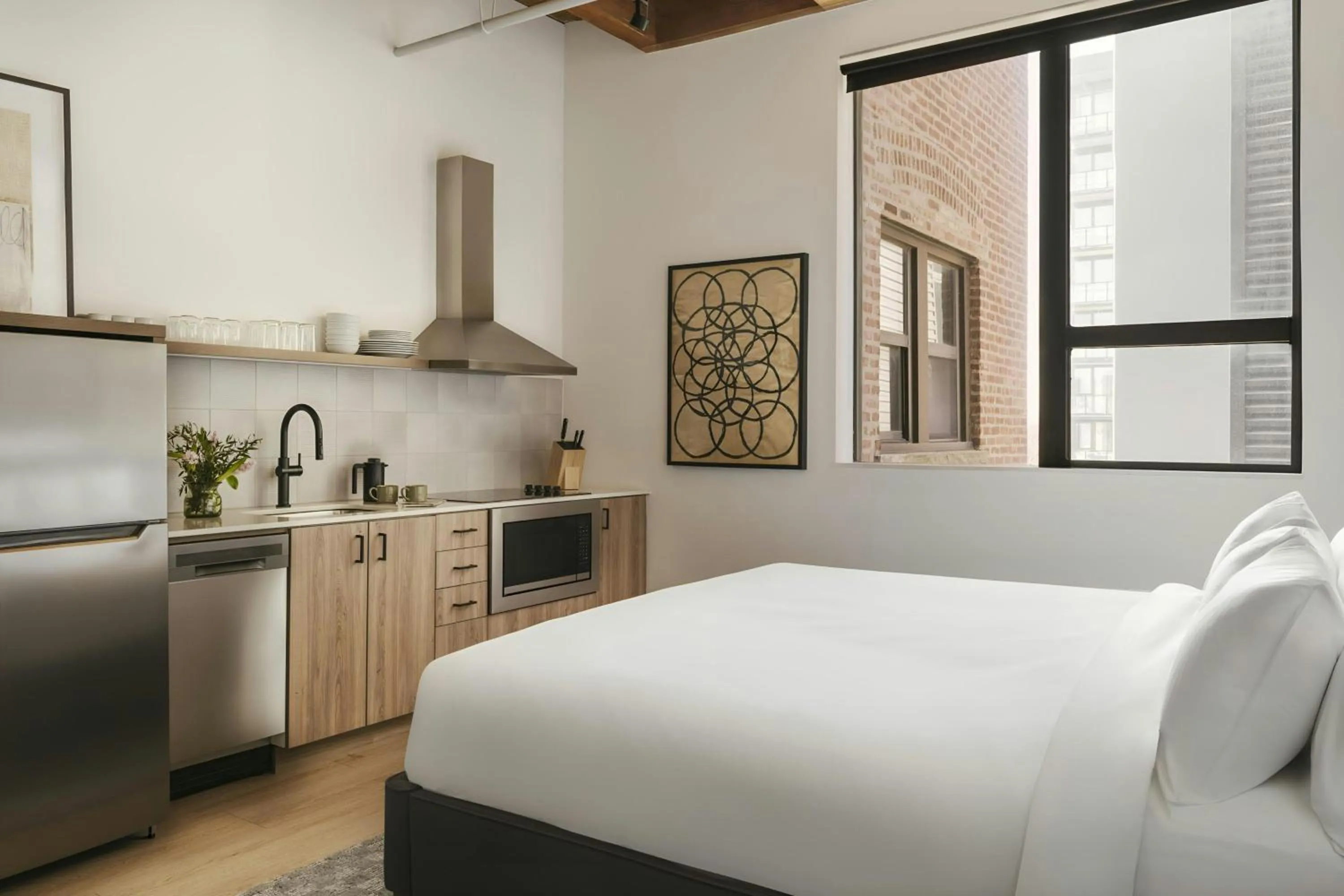 Bedroom, Bed in Sonder by Marriott Bonvoy Market Hall Apartments West Loop